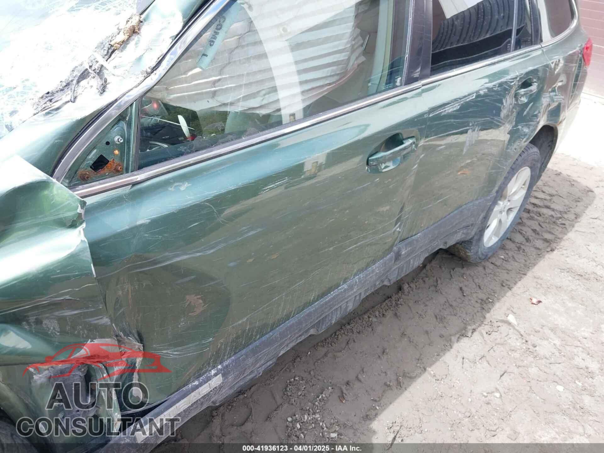 SUBARU OUTBACK 2012 - 4S4BRBLC7C3272575