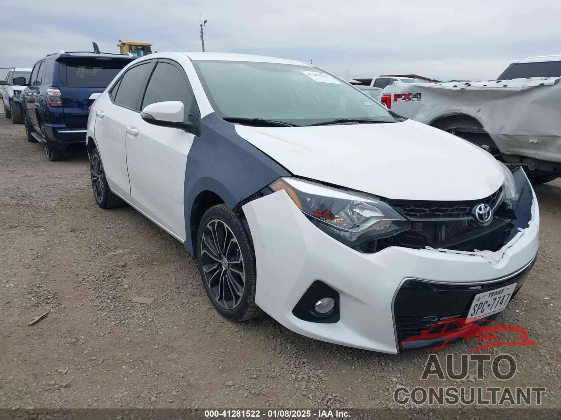 TOYOTA COROLLA 2016 - 5YFBURHE3GP565294