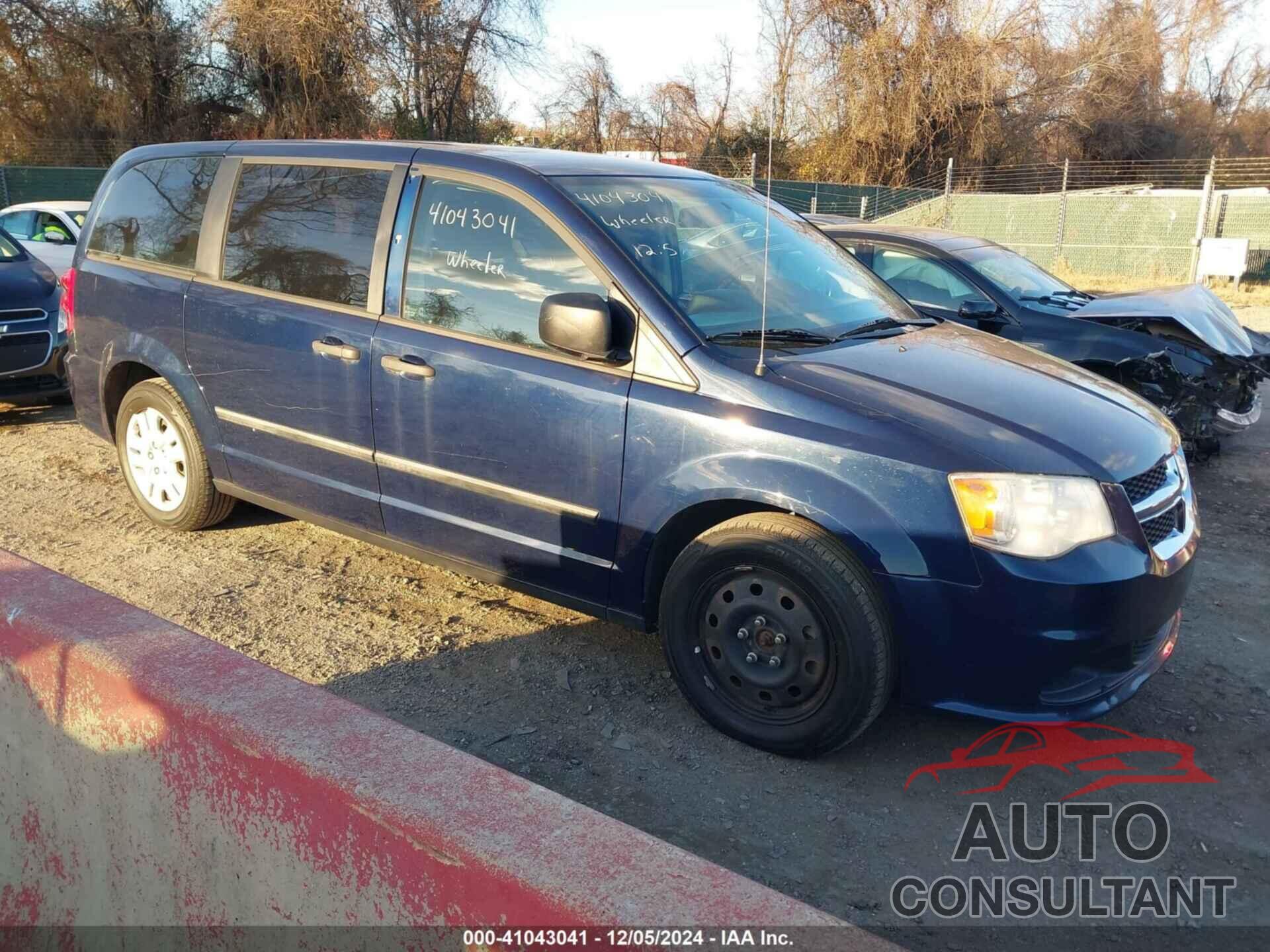 DODGE GRAND CARAVAN 2014 - 2C4RDGBG0ER130047