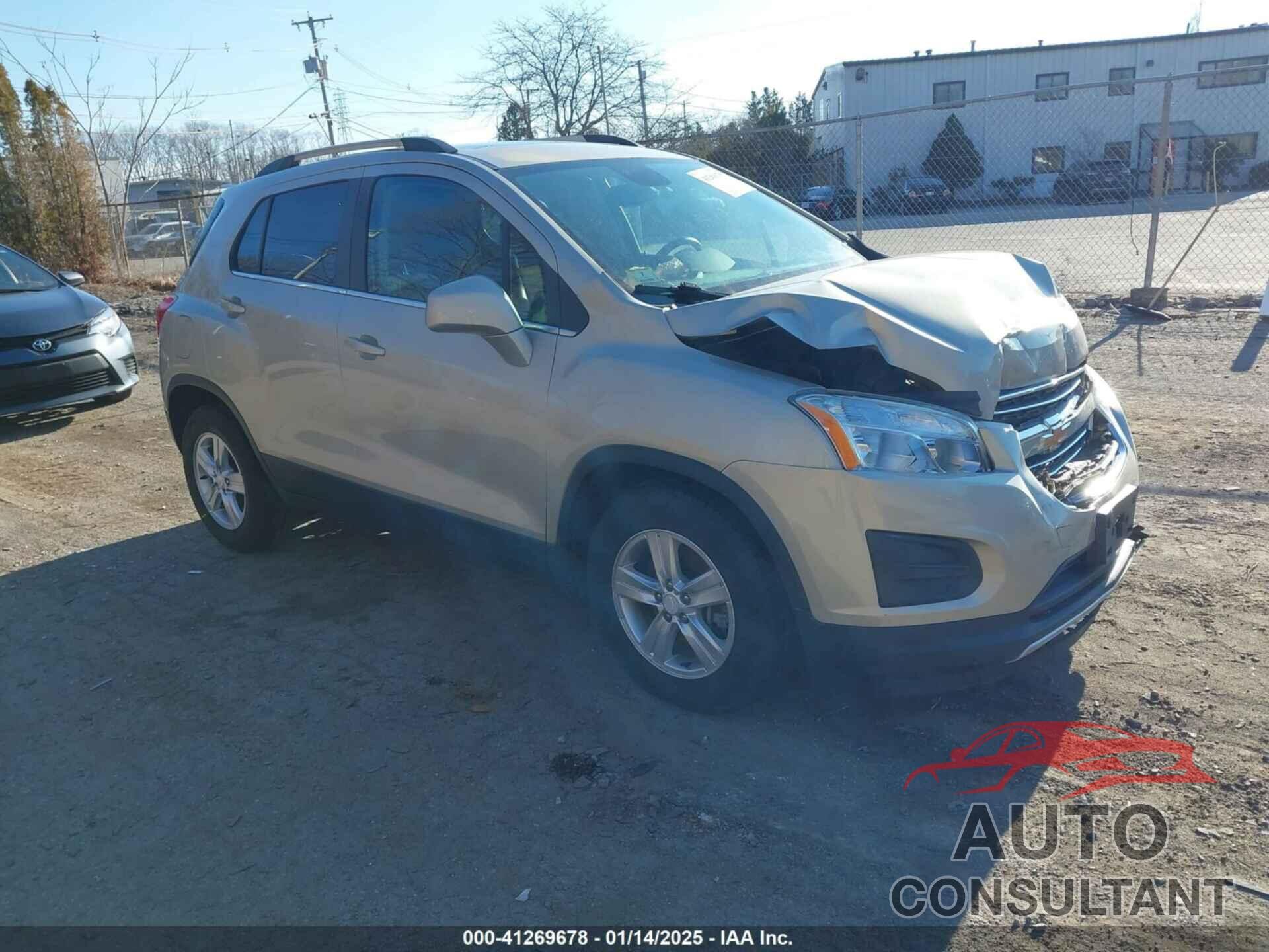 CHEVROLET TRAX 2016 - 3GNCJLSB9GL259407