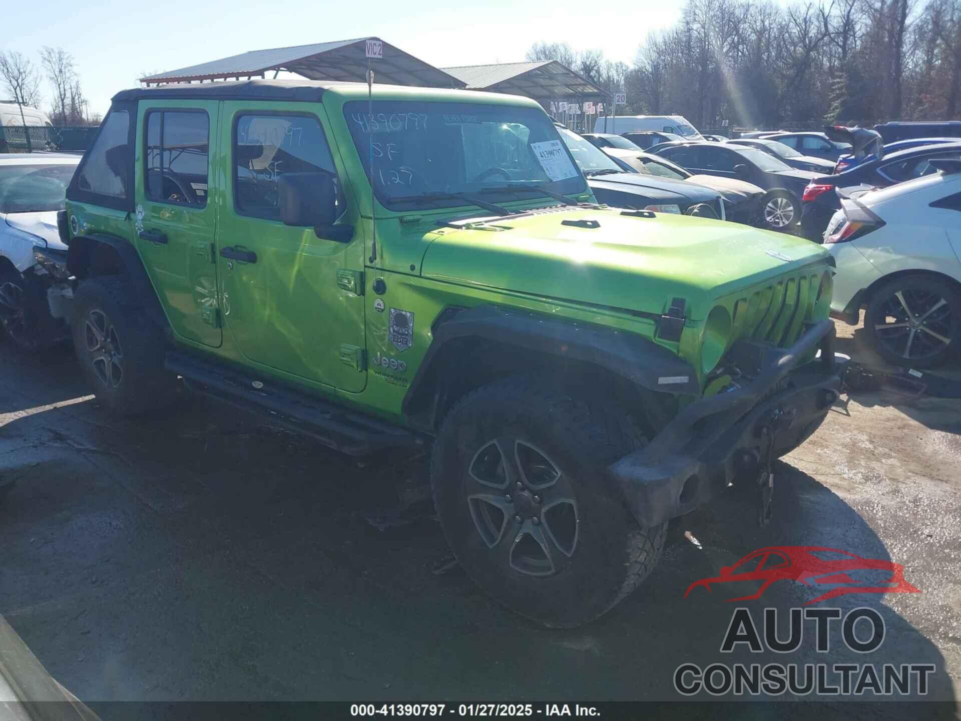 JEEP WRANGLER UNLIMITED 2018 - 1C4HJXDG9JW299115