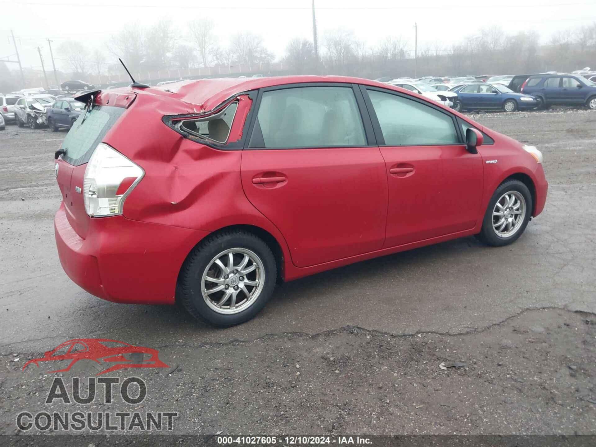 TOYOTA PRIUS V 2012 - JTDZN3EU3C3052182