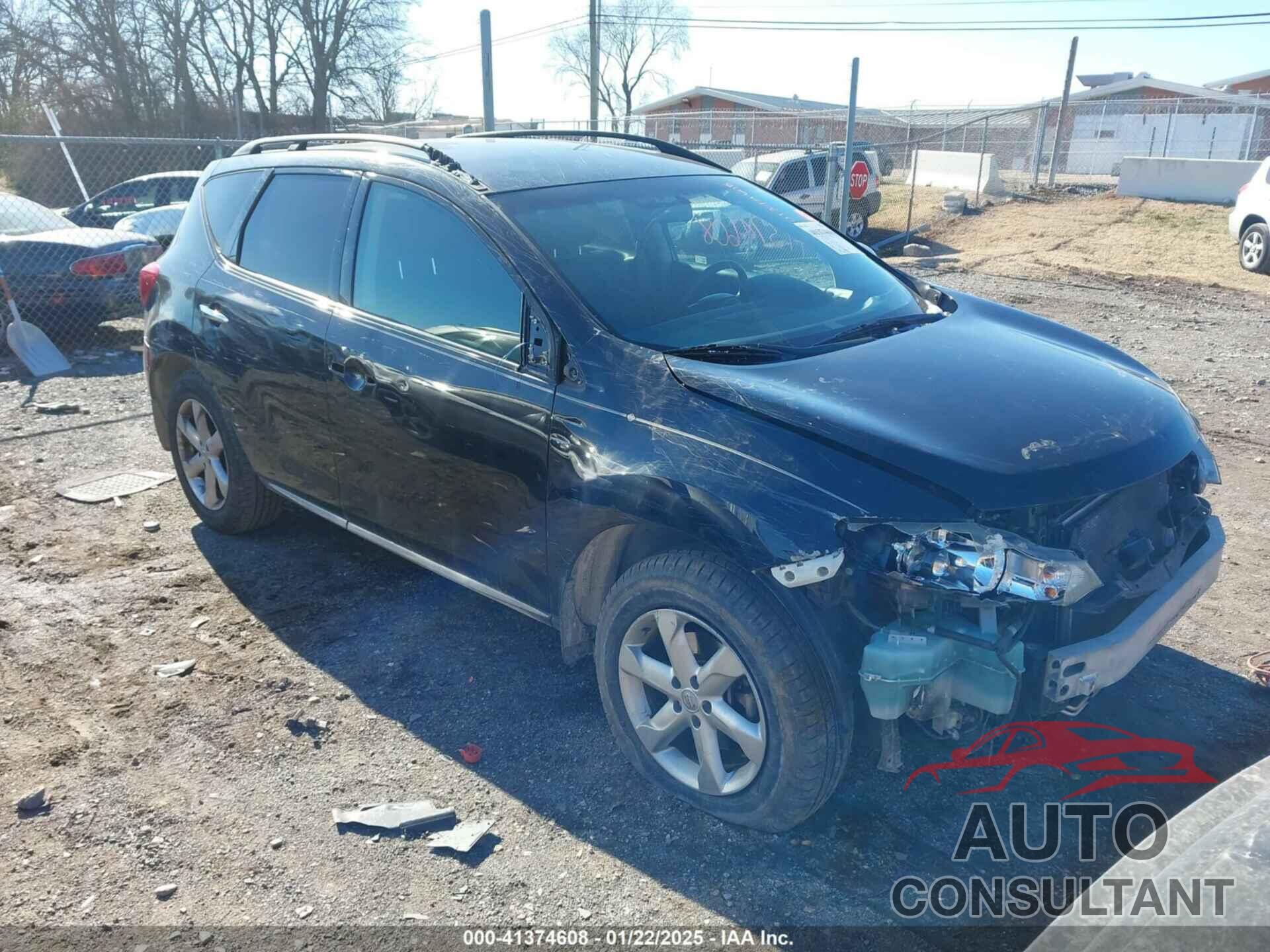 NISSAN MURANO 2009 - JN8AZ18W99W101254