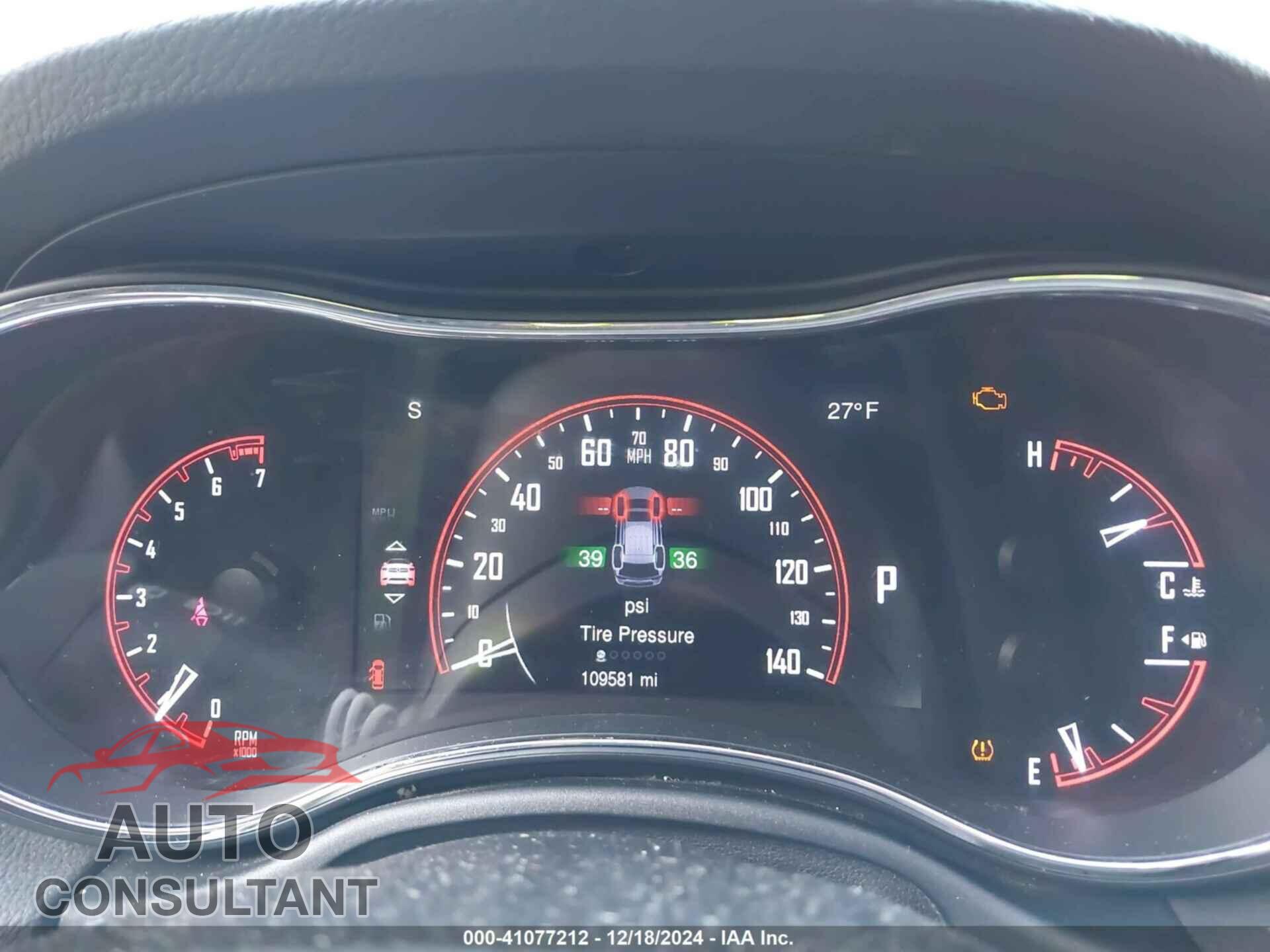 DODGE DURANGO 2015 - 1C4RDJDG3FC851094