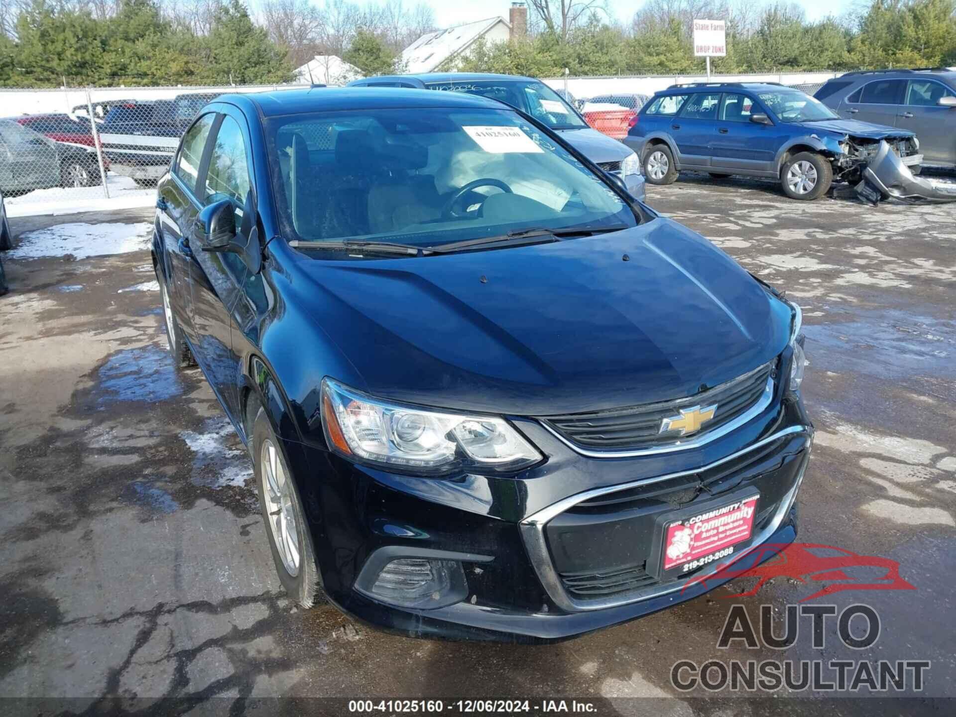 CHEVROLET SONIC 2017 - 1G1JD5SH3H4165899