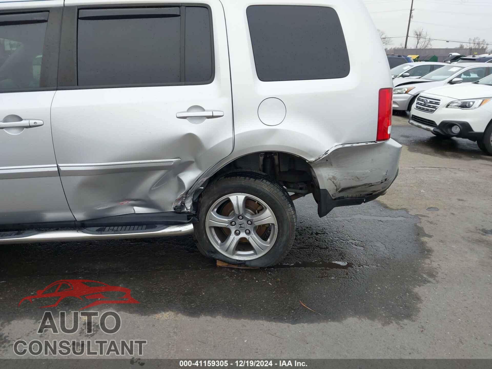 HONDA PILOT 2013 - 5FNYF3H49DB008079