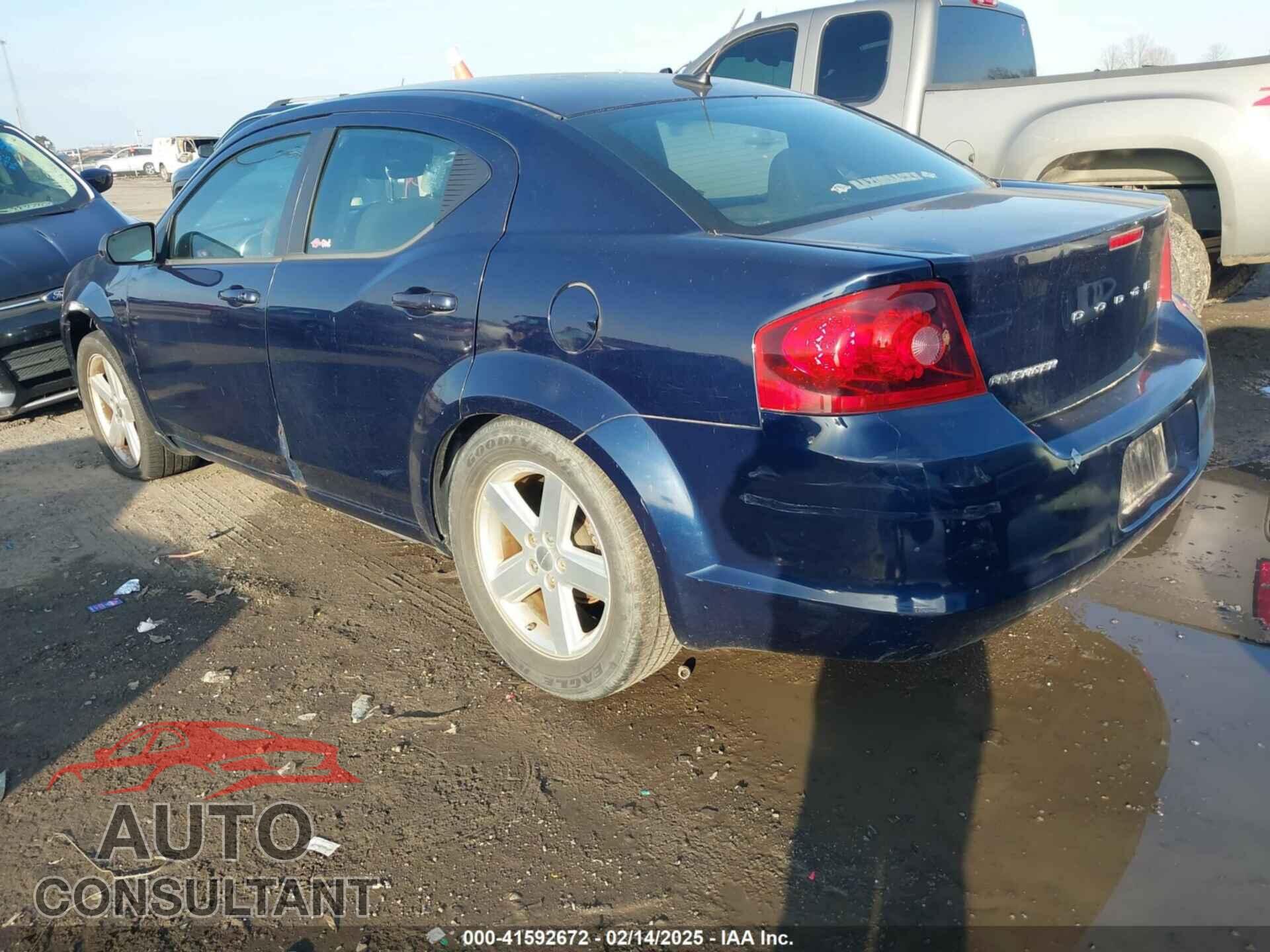 DODGE AVENGER 2013 - 1C3CDZCB1DN707981