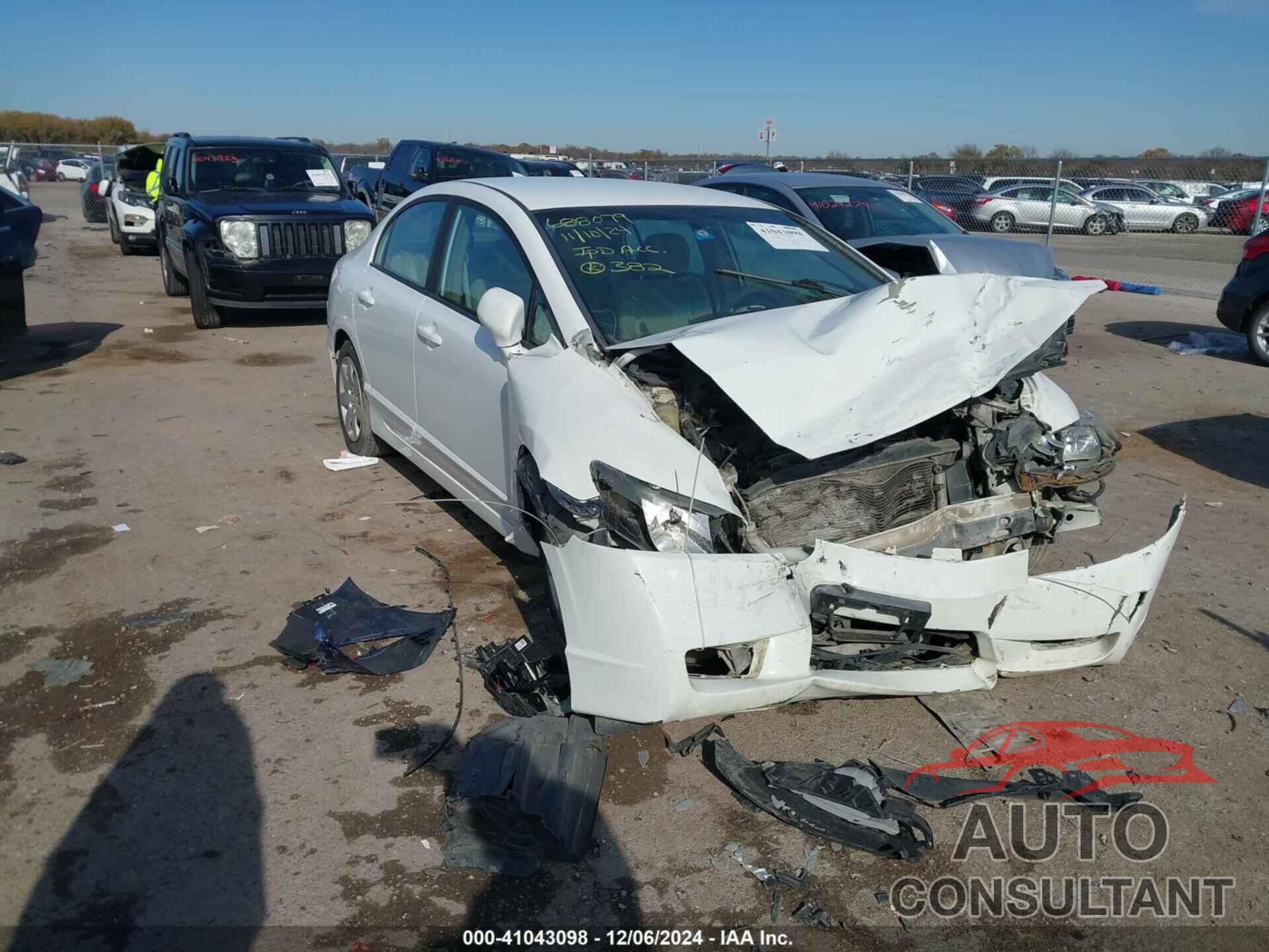 HONDA CIVIC 2009 - 19XFA16539E033000