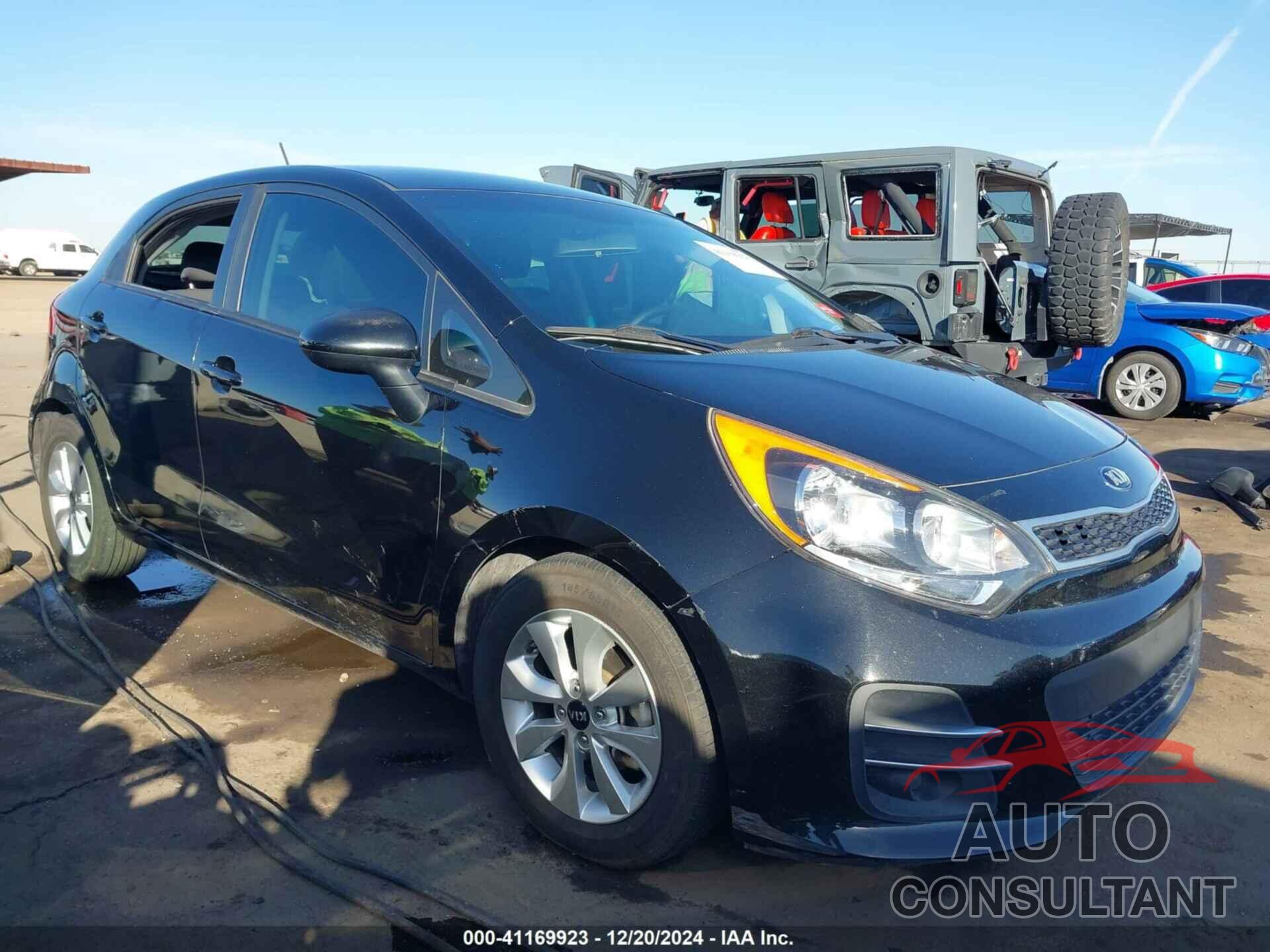 KIA RIO 2016 - KNADN5A30G6625639