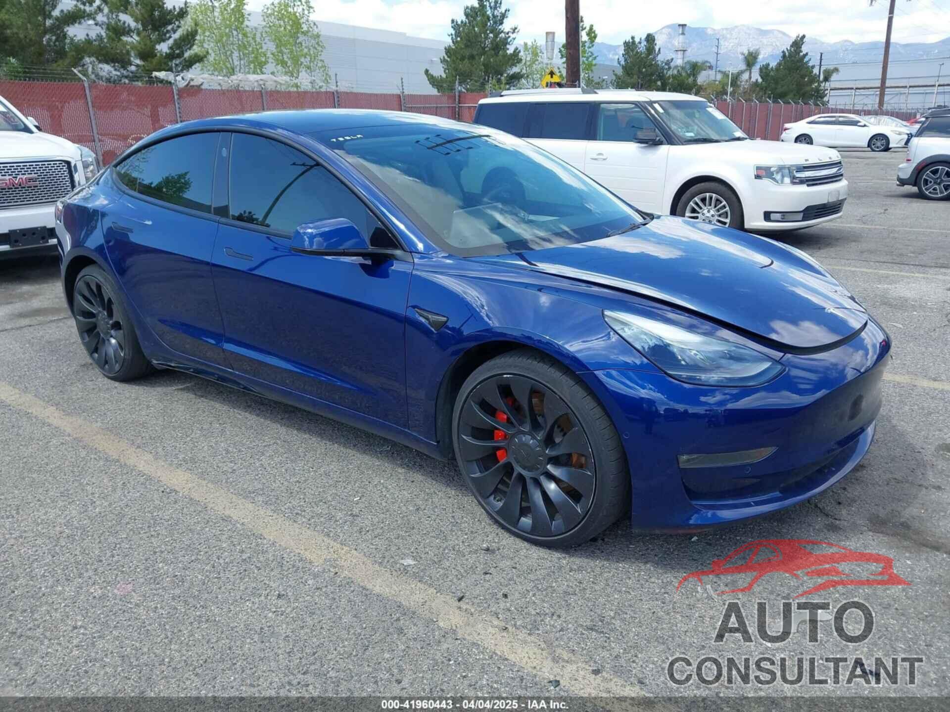 TESLA MODEL 3 2022 - 5YJ3E1EC1NF296758