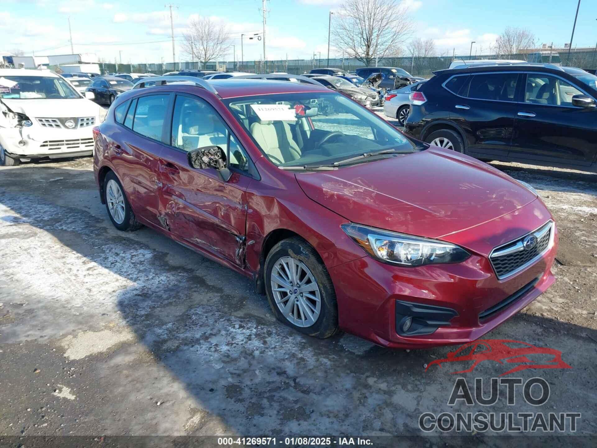 SUBARU IMPREZA 2018 - 4S3GTAD61J3717971