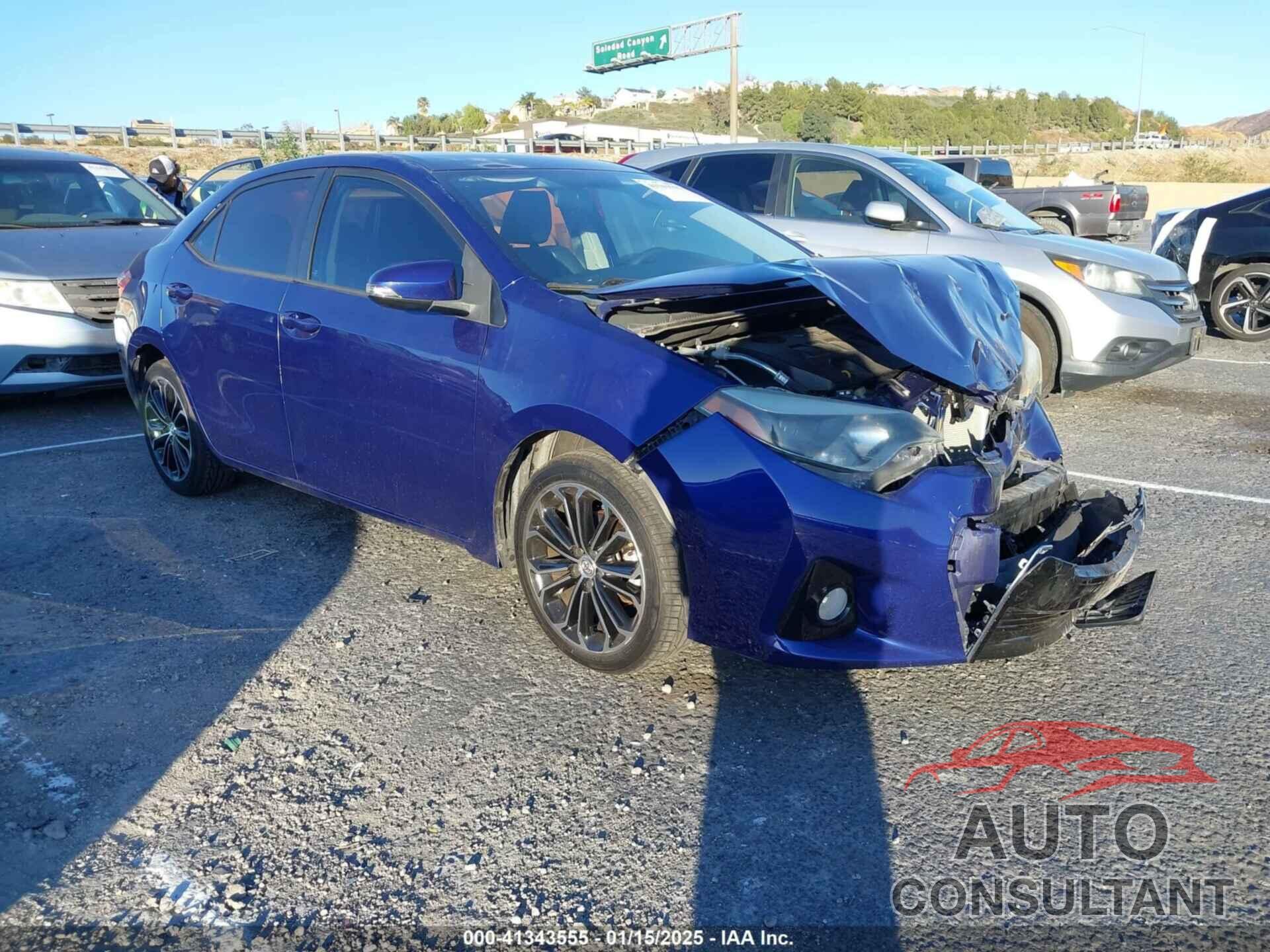 TOYOTA COROLLA 2015 - 5YFBURHEXFP222075