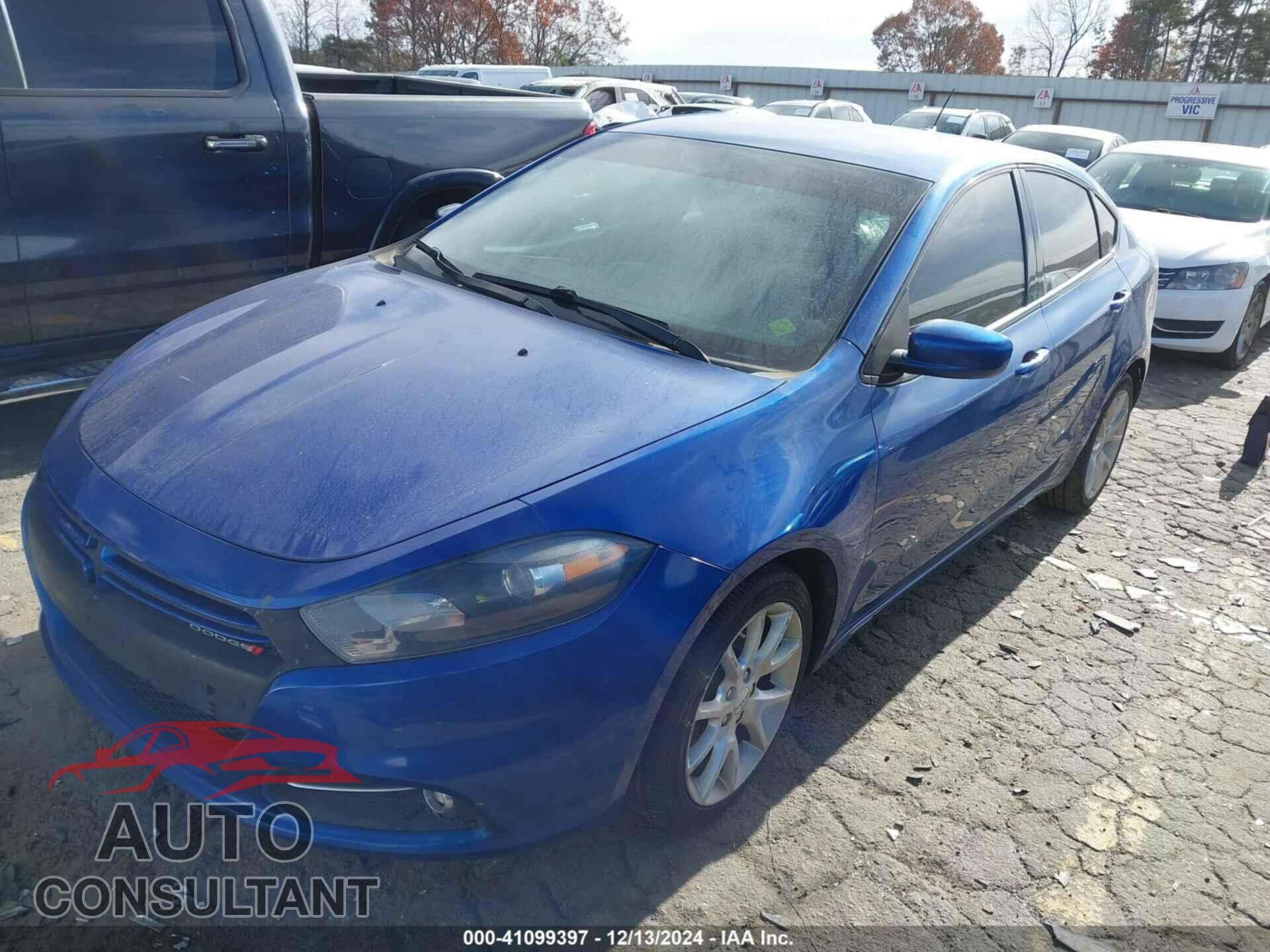 DODGE DART 2013 - 1C3CDFBH4DD134326