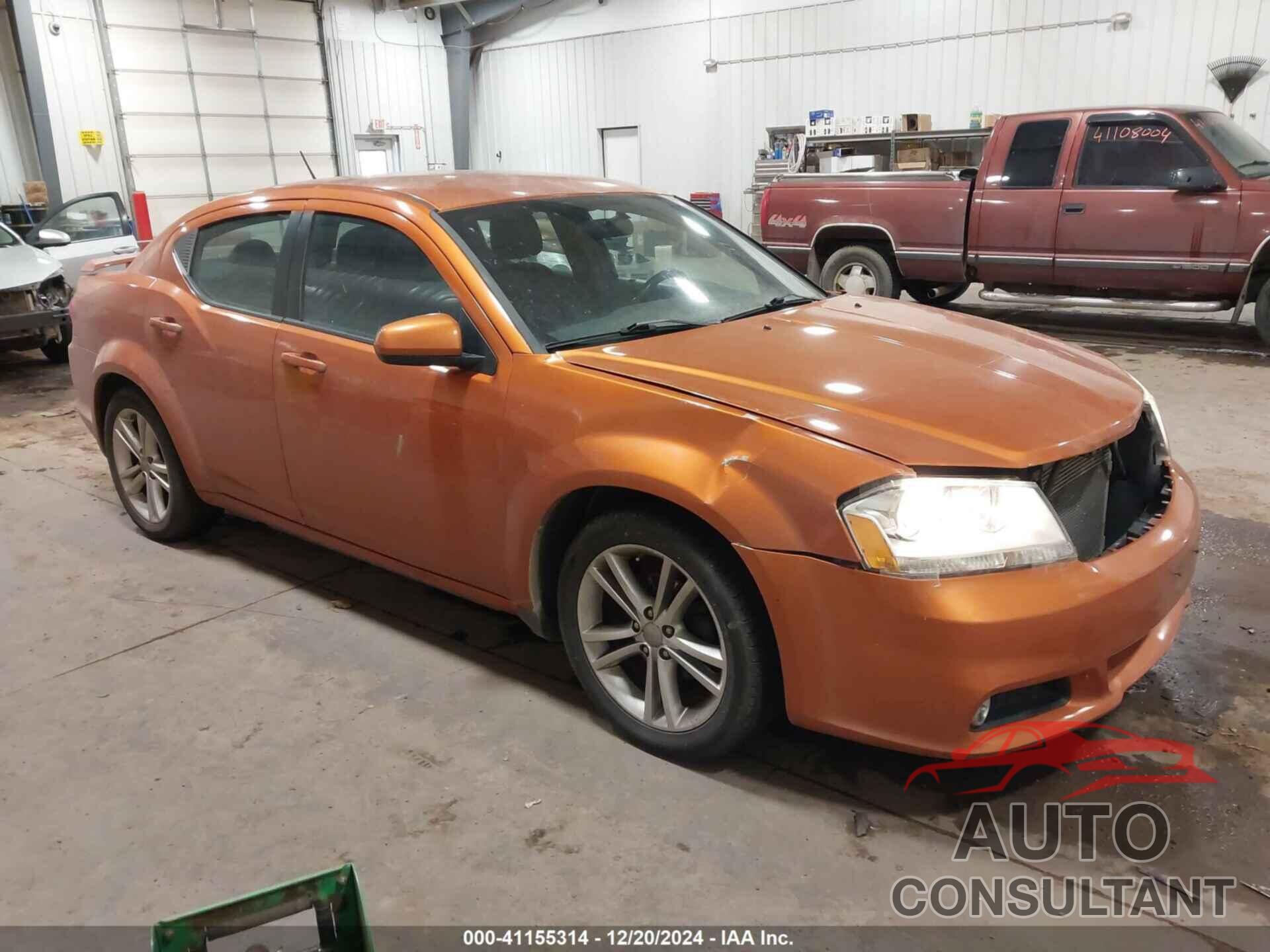 DODGE AVENGER 2011 - 1B3BD1FG8BN578846