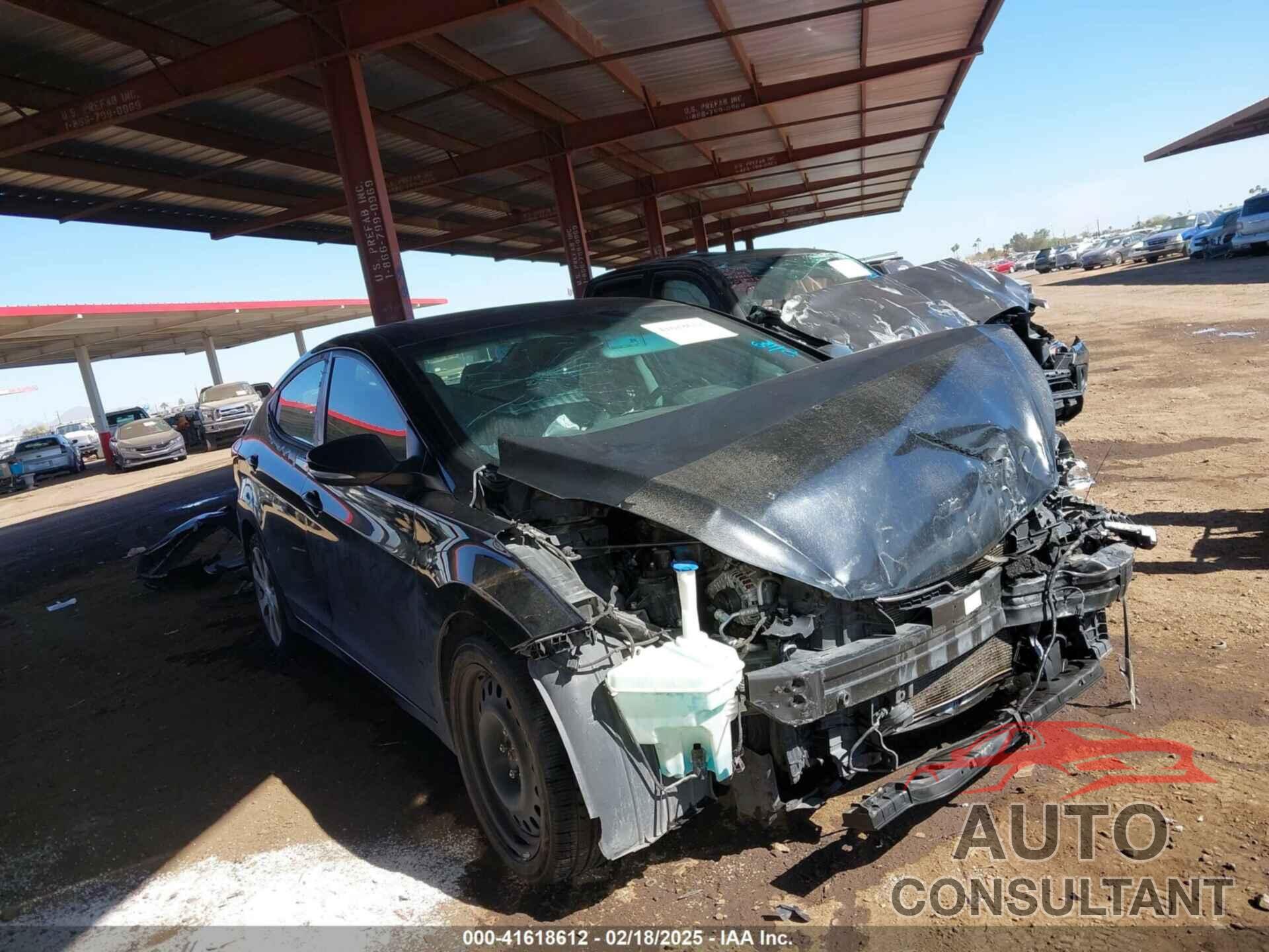 HYUNDAI ELANTRA 2012 - KMHDH4AE1CU432018