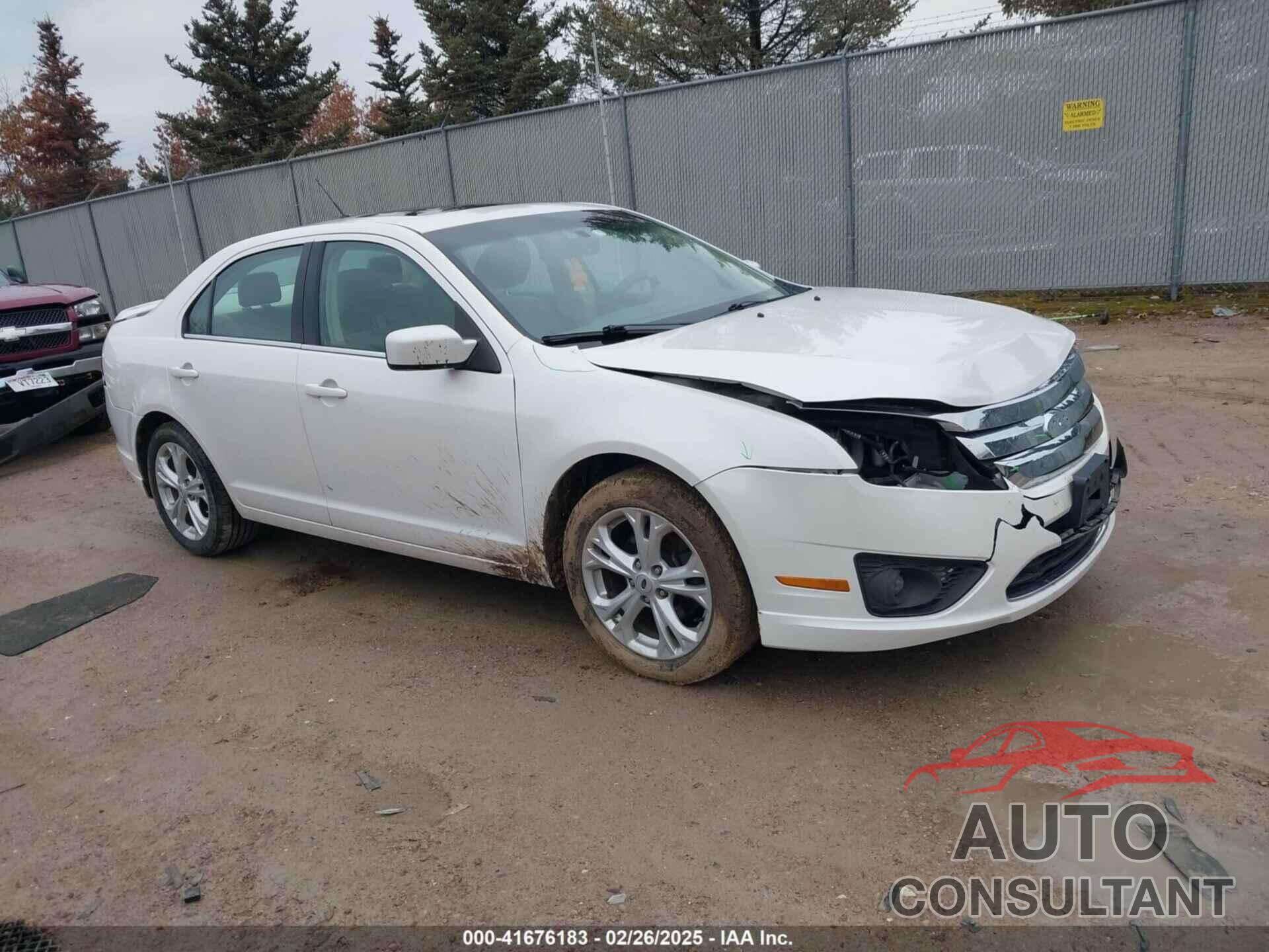 FORD FUSION 2012 - 3FAHP0HAXCR430866