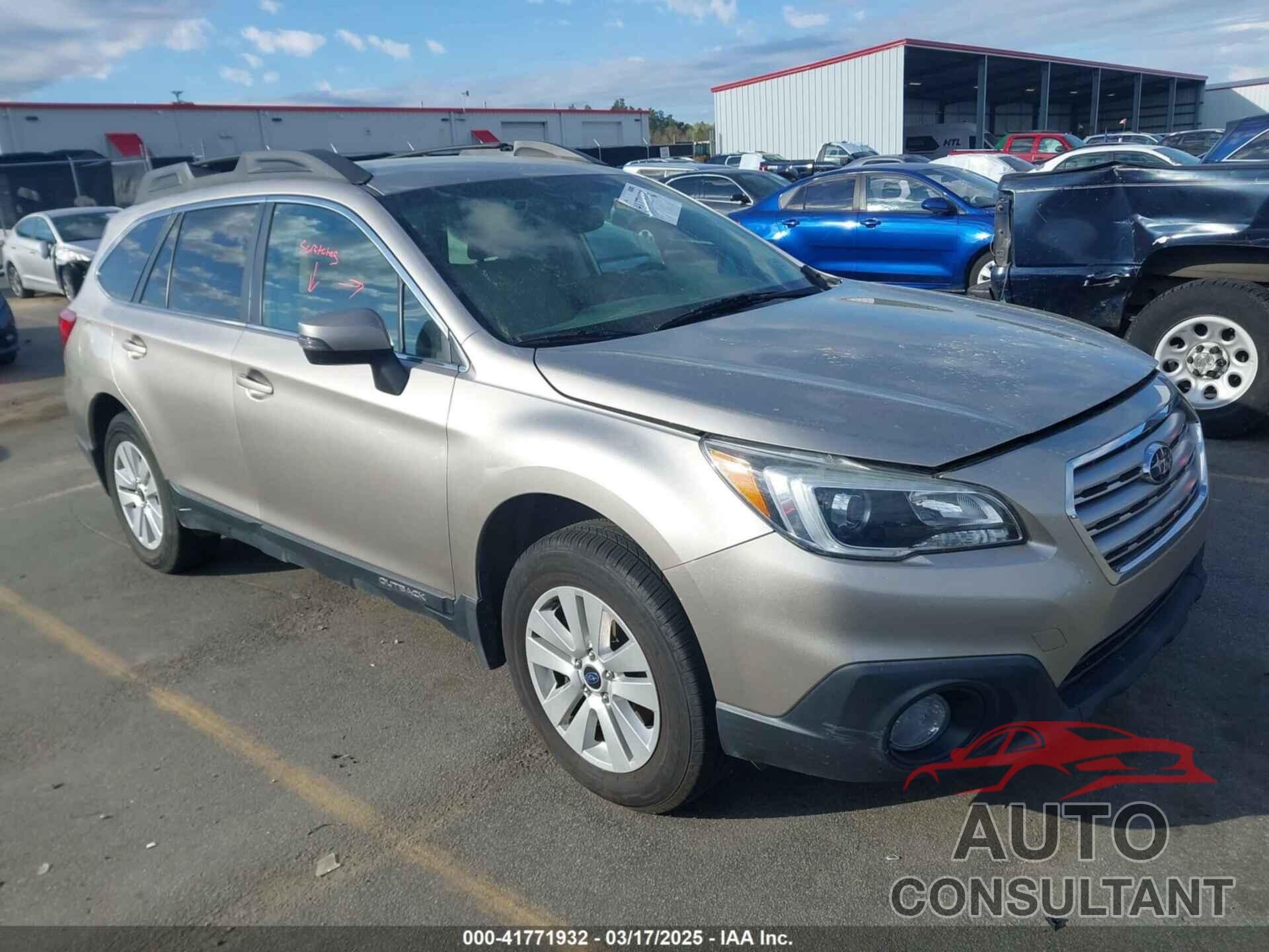 SUBARU OUTBACK 2015 - 4S4BSBFC2F3304949