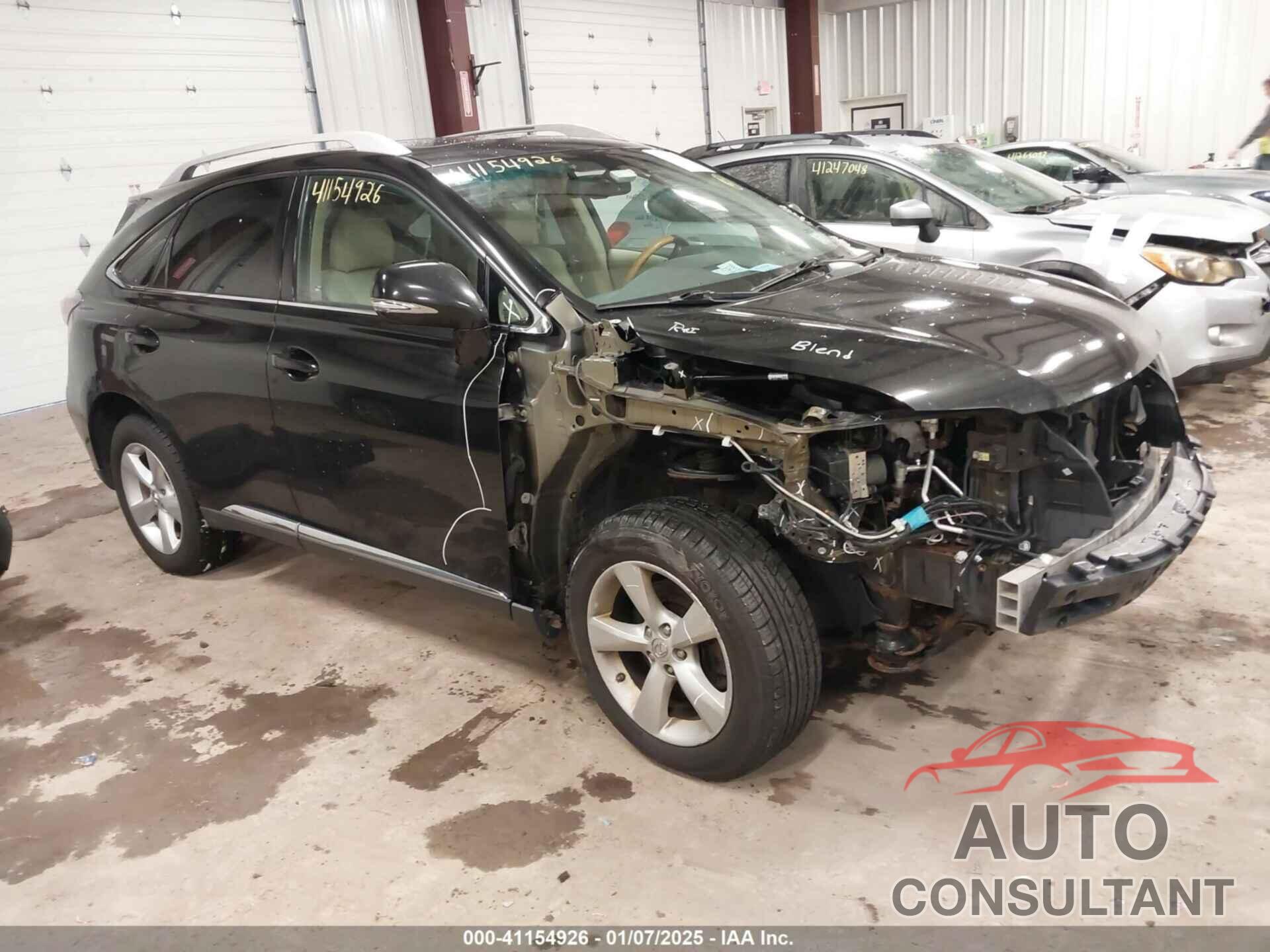 LEXUS RX 350 2012 - 2T2BK1BA5CC131588
