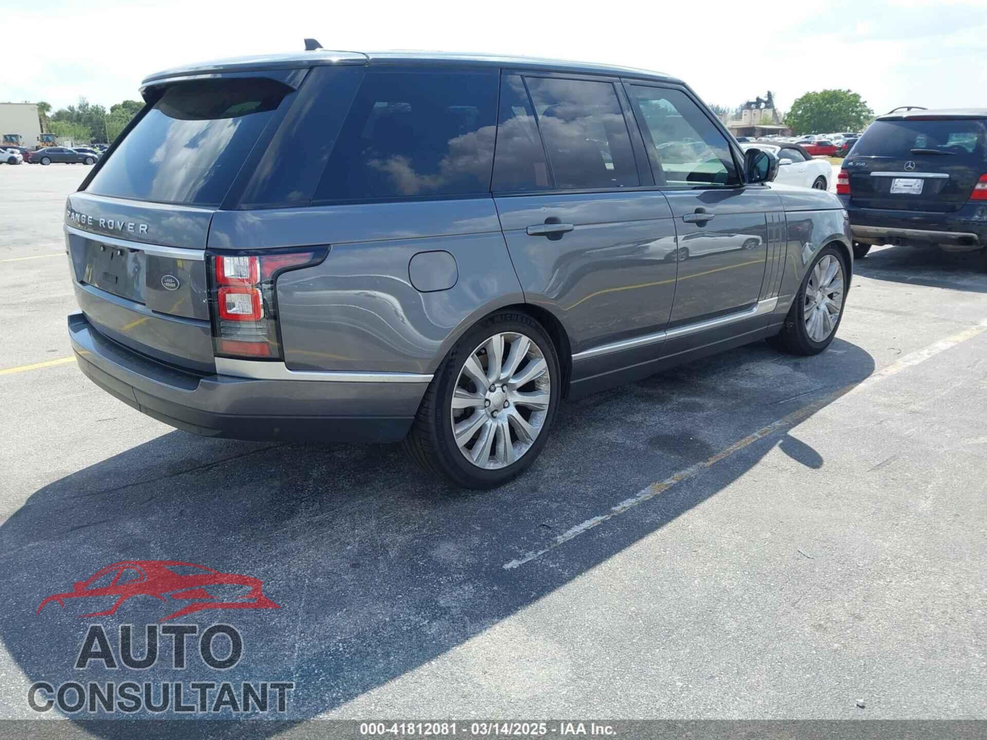 LAND ROVER RANGE ROVER 2016 - SALGS2EF3GA264070