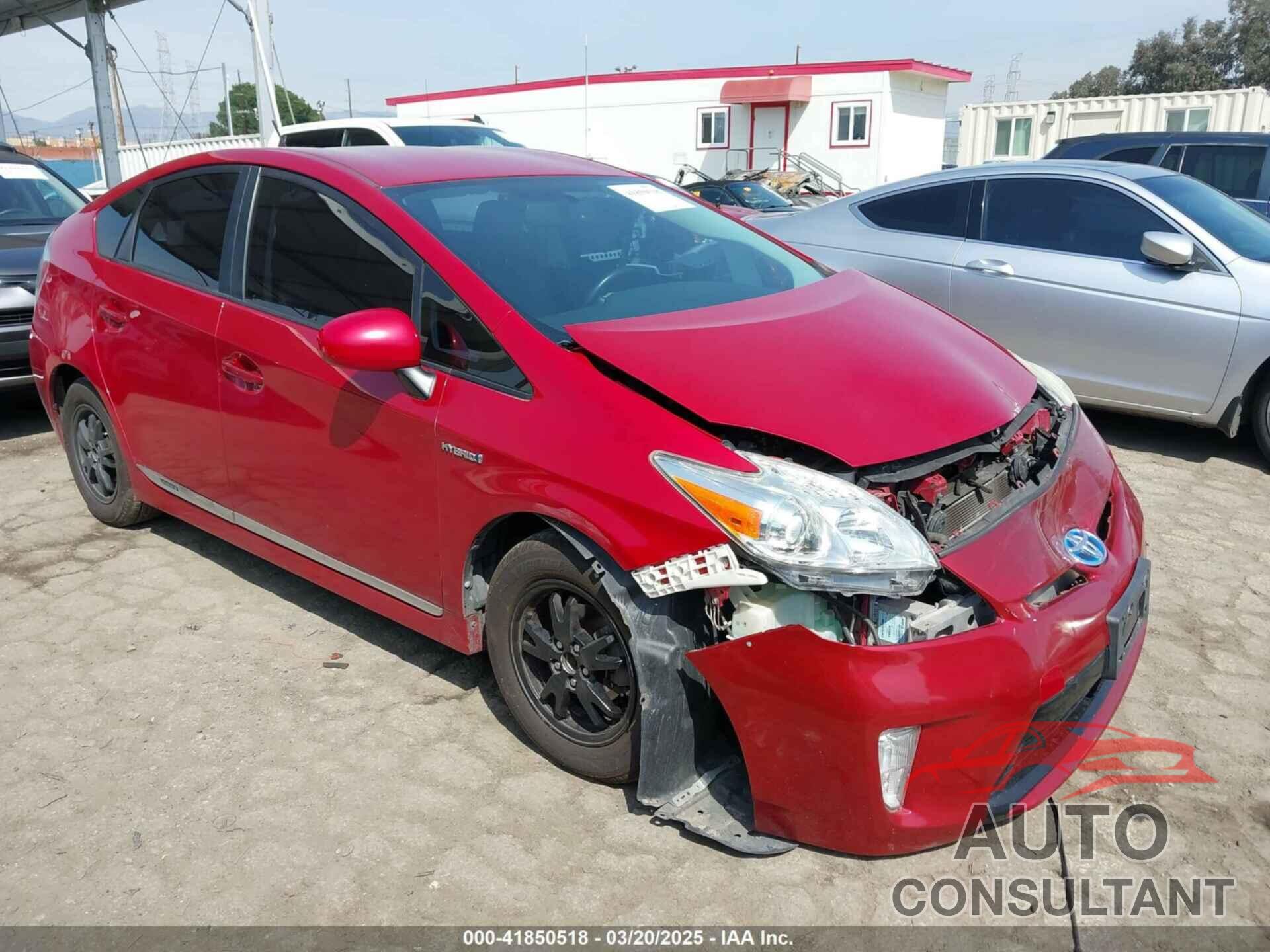 TOYOTA PRIUS 2013 - JTDKN3DUXD1680935
