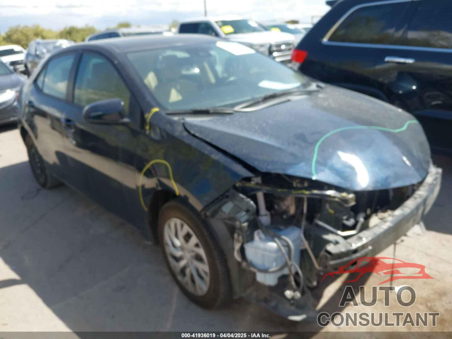 TOYOTA COROLLA 2017 - 2T1BURHE1HC881634