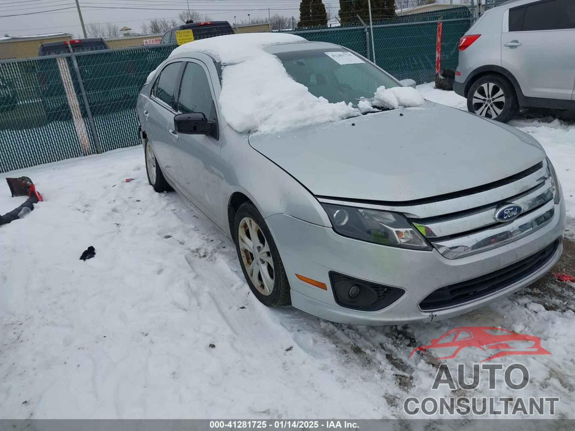 FORD FUSION 2012 - 3FAHP0HA7CR105091