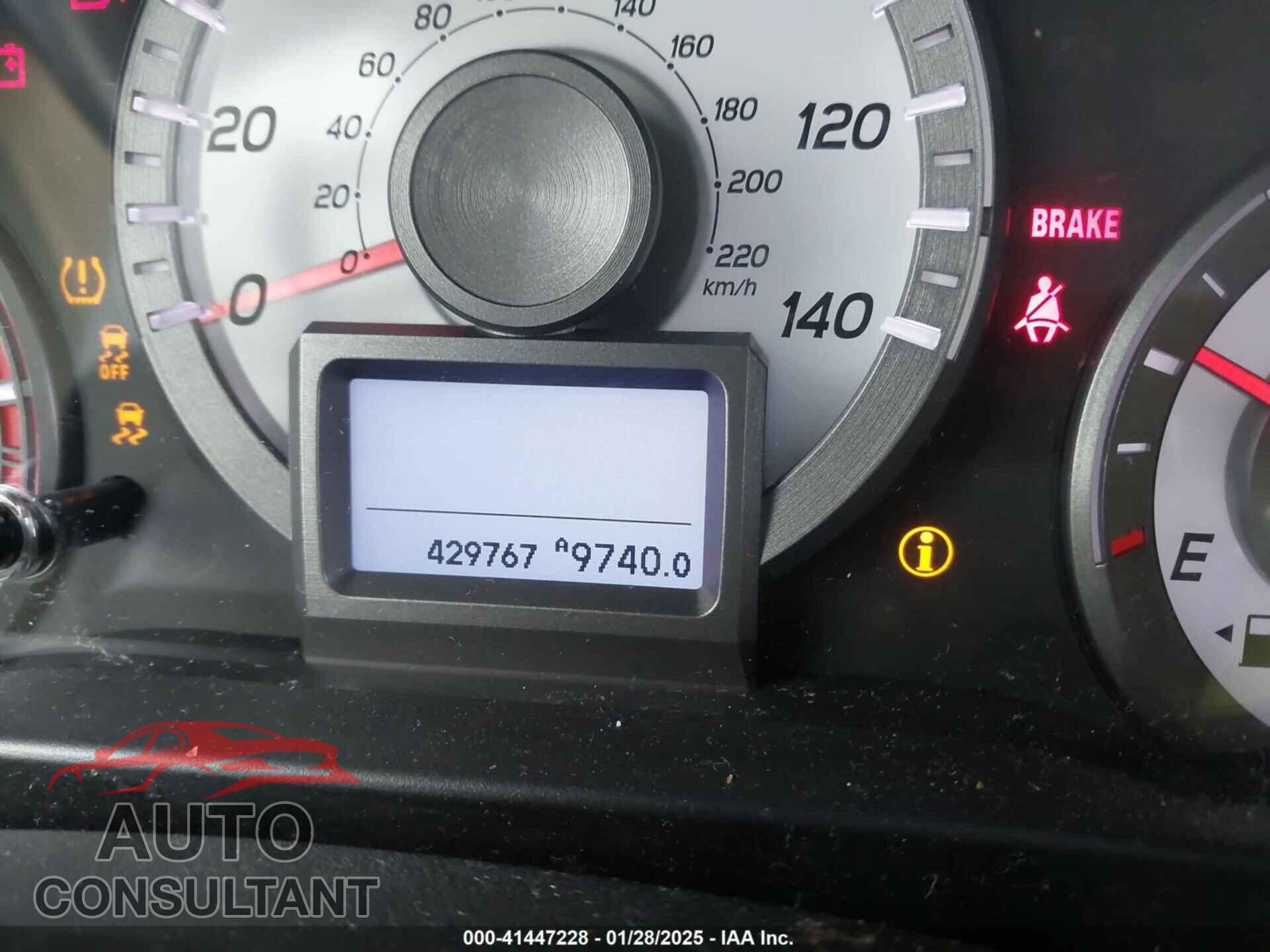 HONDA PILOT 2012 - 5FNYF3H99CB041903