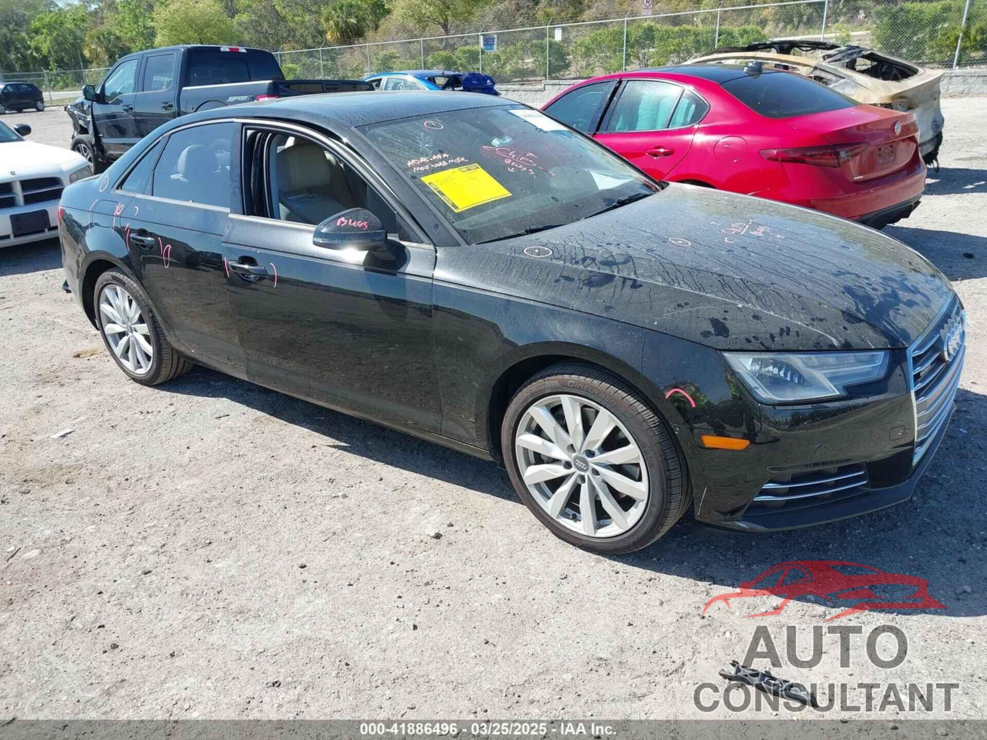 AUDI A4 2017 - WAUANAF4XHN006700
