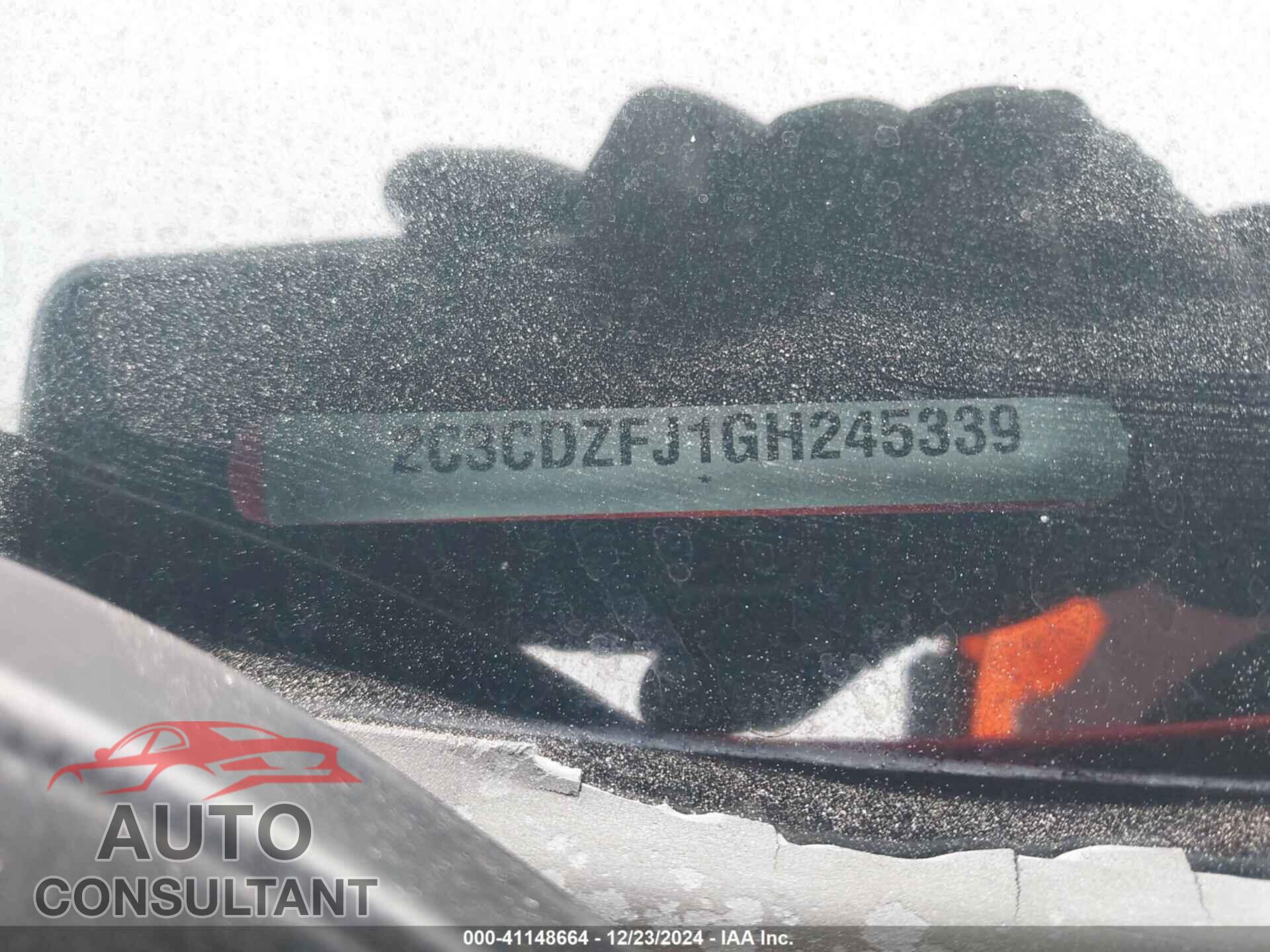 DODGE CHALLENGER 2016 - 2C3CDZFJ1GH245339