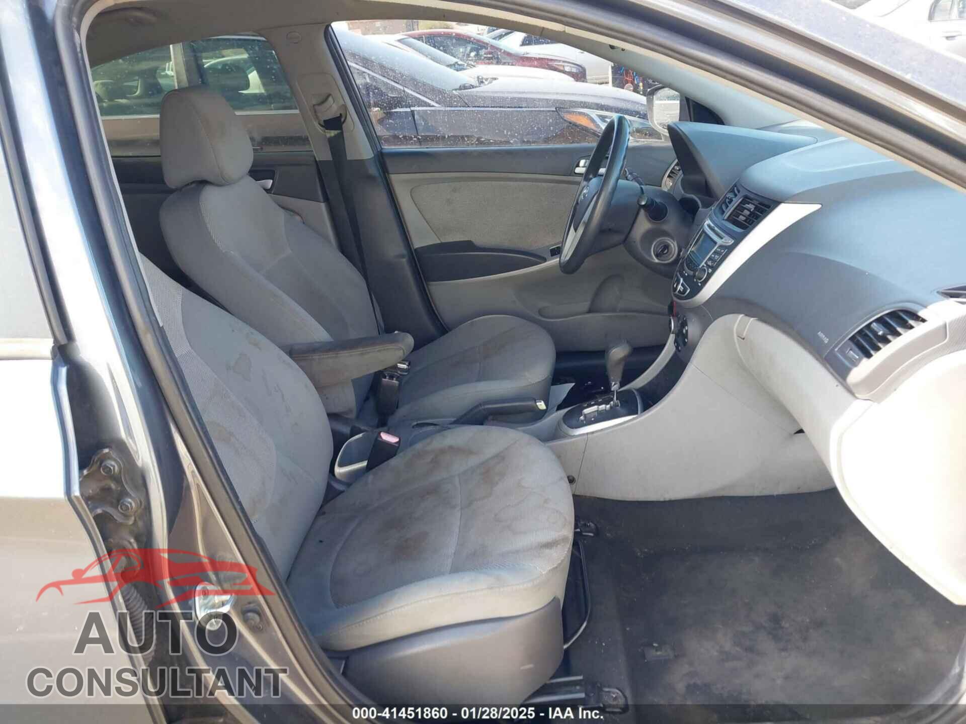 HYUNDAI ACCENT 2013 - KMHCT4AE0DU332360