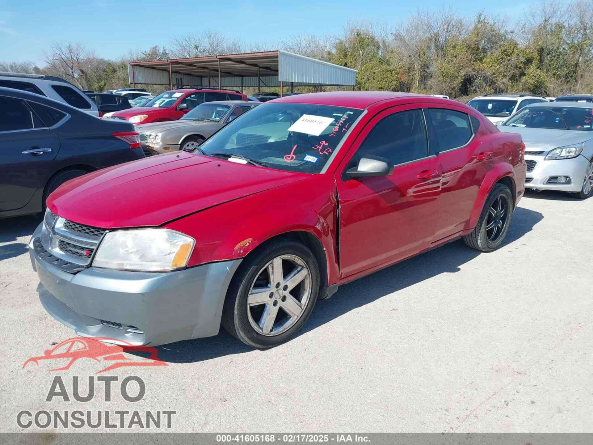 DODGE AVENGER 2013 - 1C3CDZAB9DN566483
