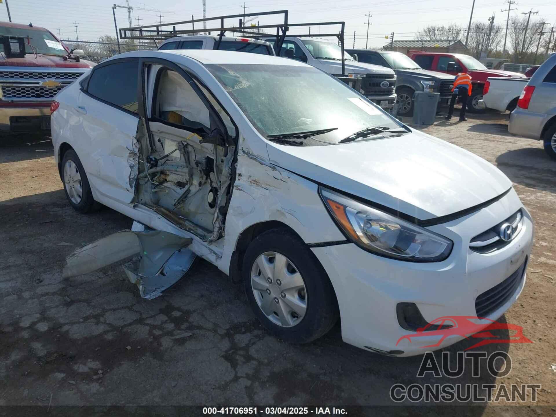 HYUNDAI ACCENT 2017 - KMHCT4AE9HU287179