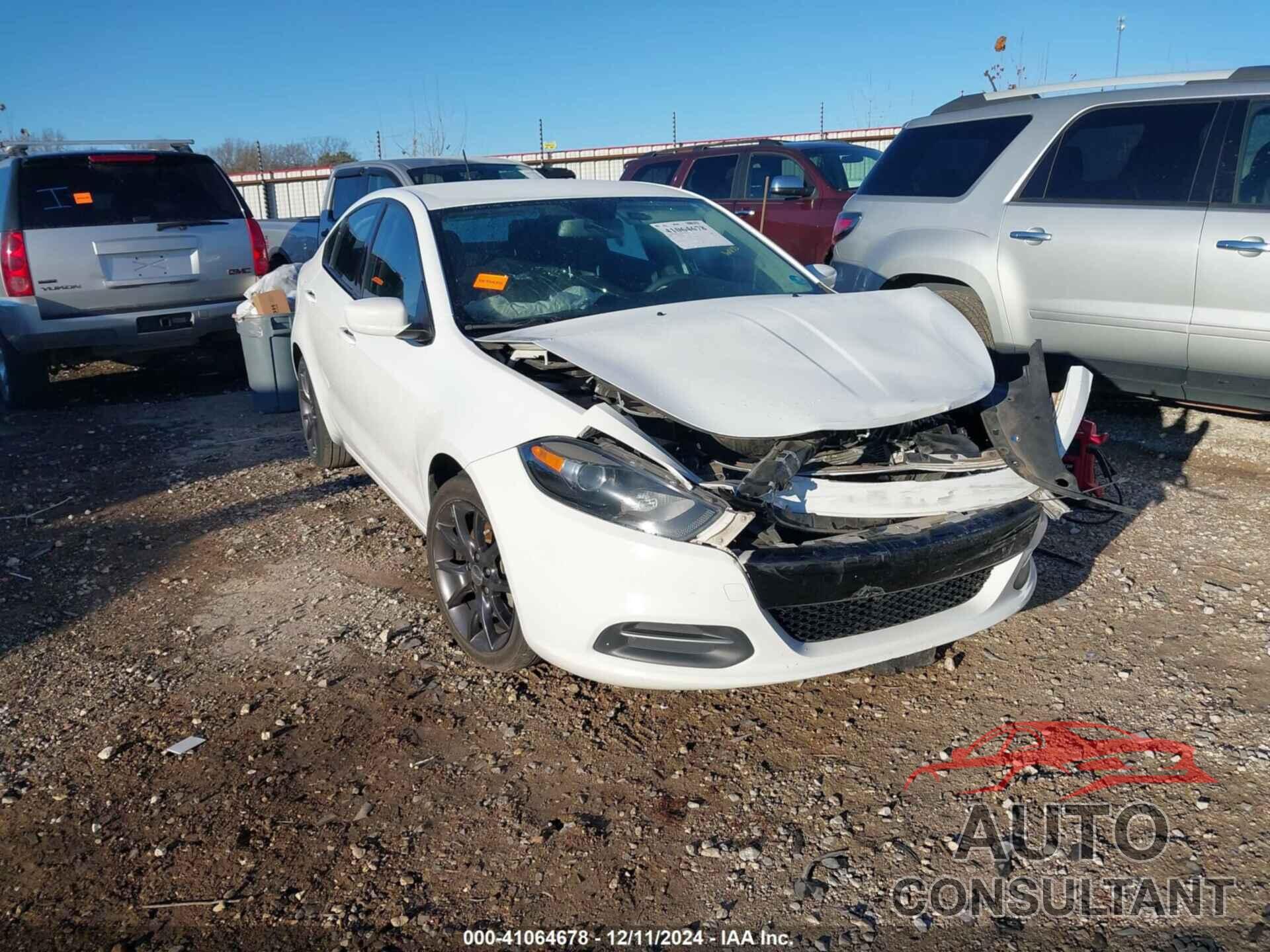 DODGE DART 2015 - 1C3CDFAAXFD378974