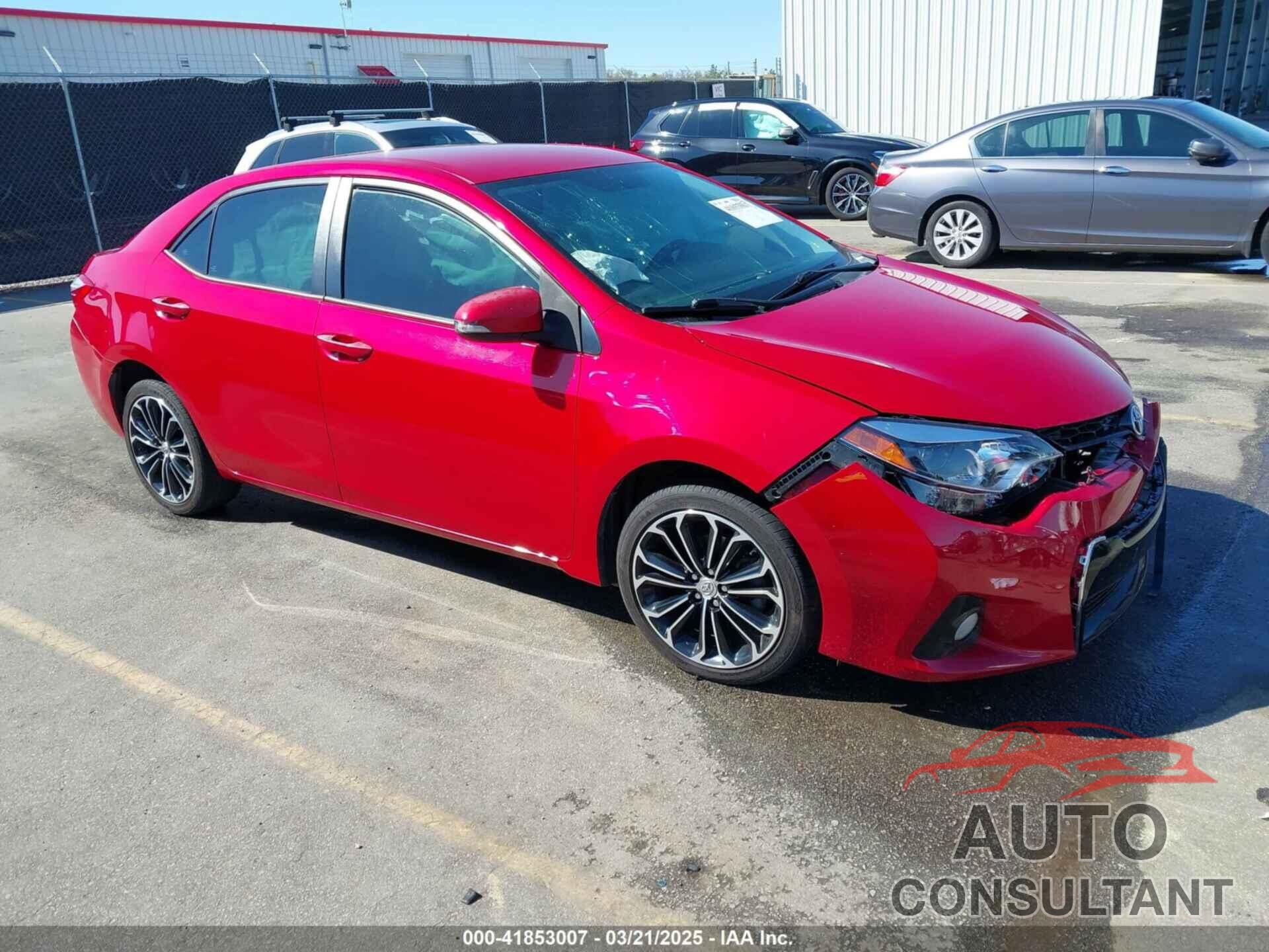 TOYOTA COROLLA 2015 - 2T1BURHE0FC359865