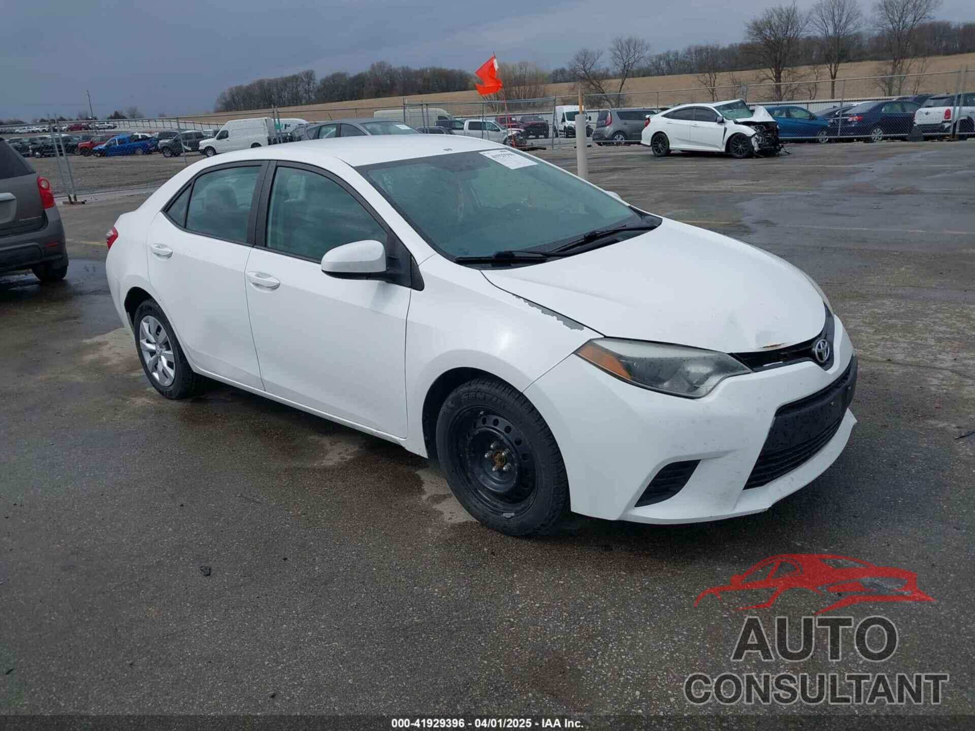 TOYOTA COROLLA 2014 - 5YFBURHE2EP088810