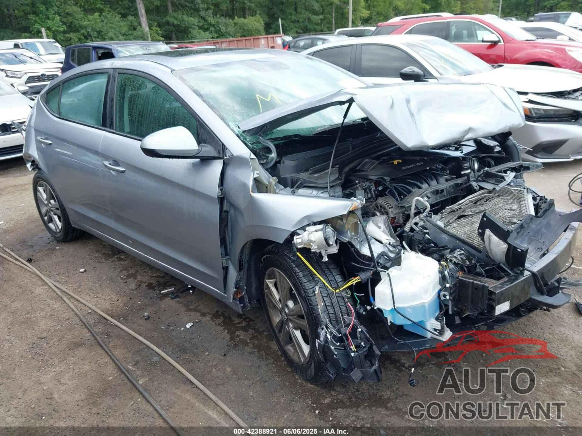 HYUNDAI ELANTRA 2017 - 5NPD84LF4HH207202