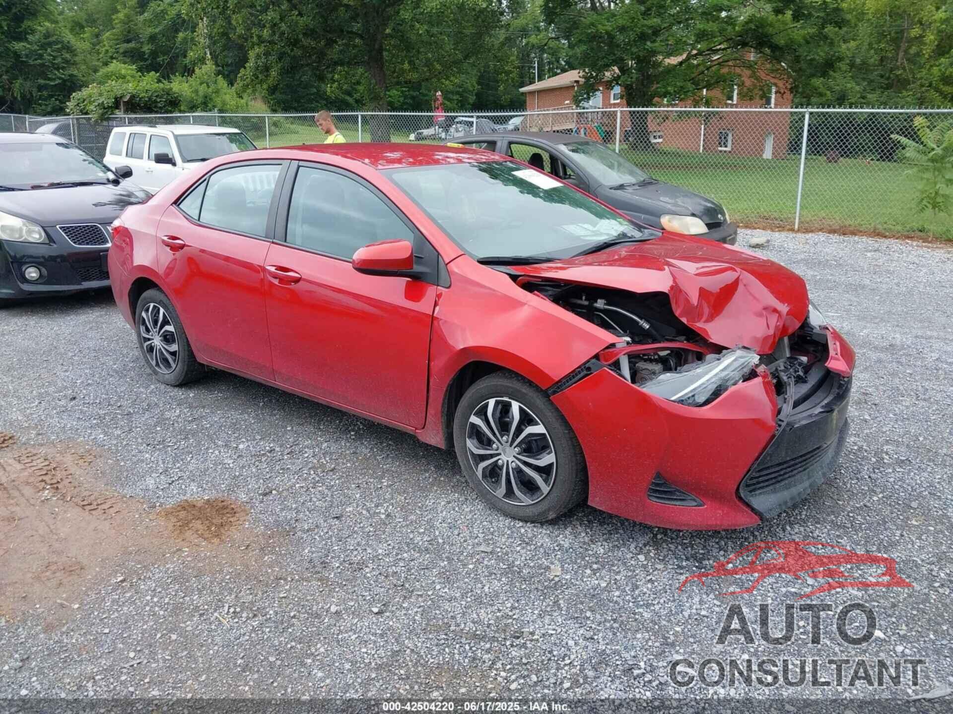TOYOTA COROLLA 2019 - 2T1BURHE3KC140103