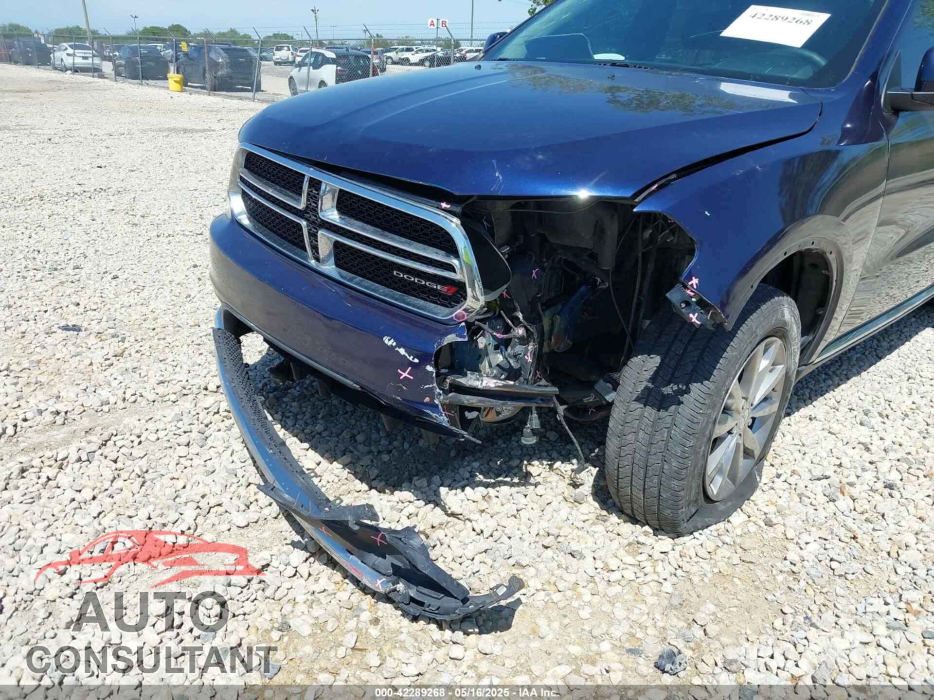 DODGE DURANGO 2017 - 1C4RDJAG9HC623527