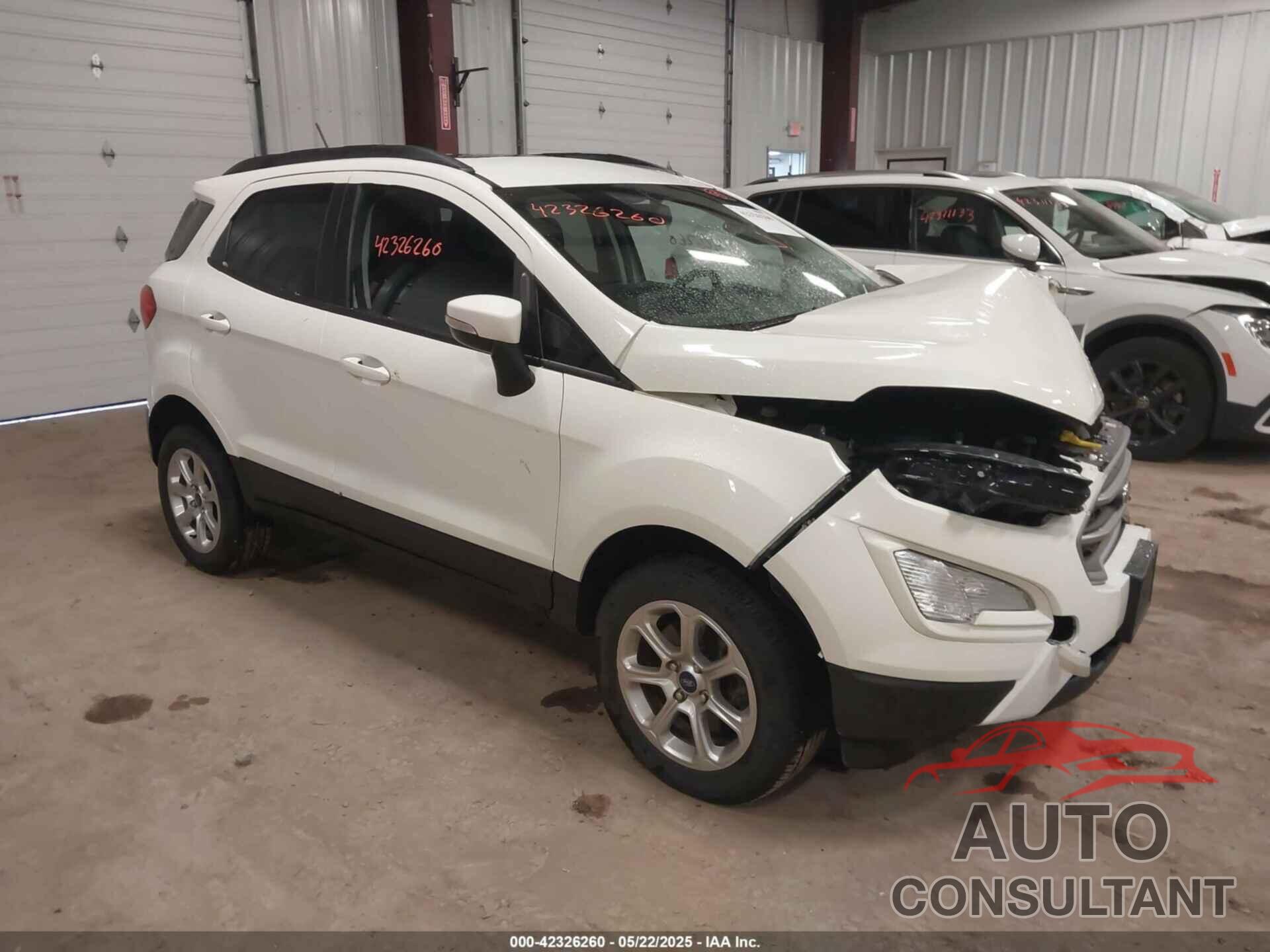 FORD ECOSPORT 2022 - MAJ6S3GL6NC470230