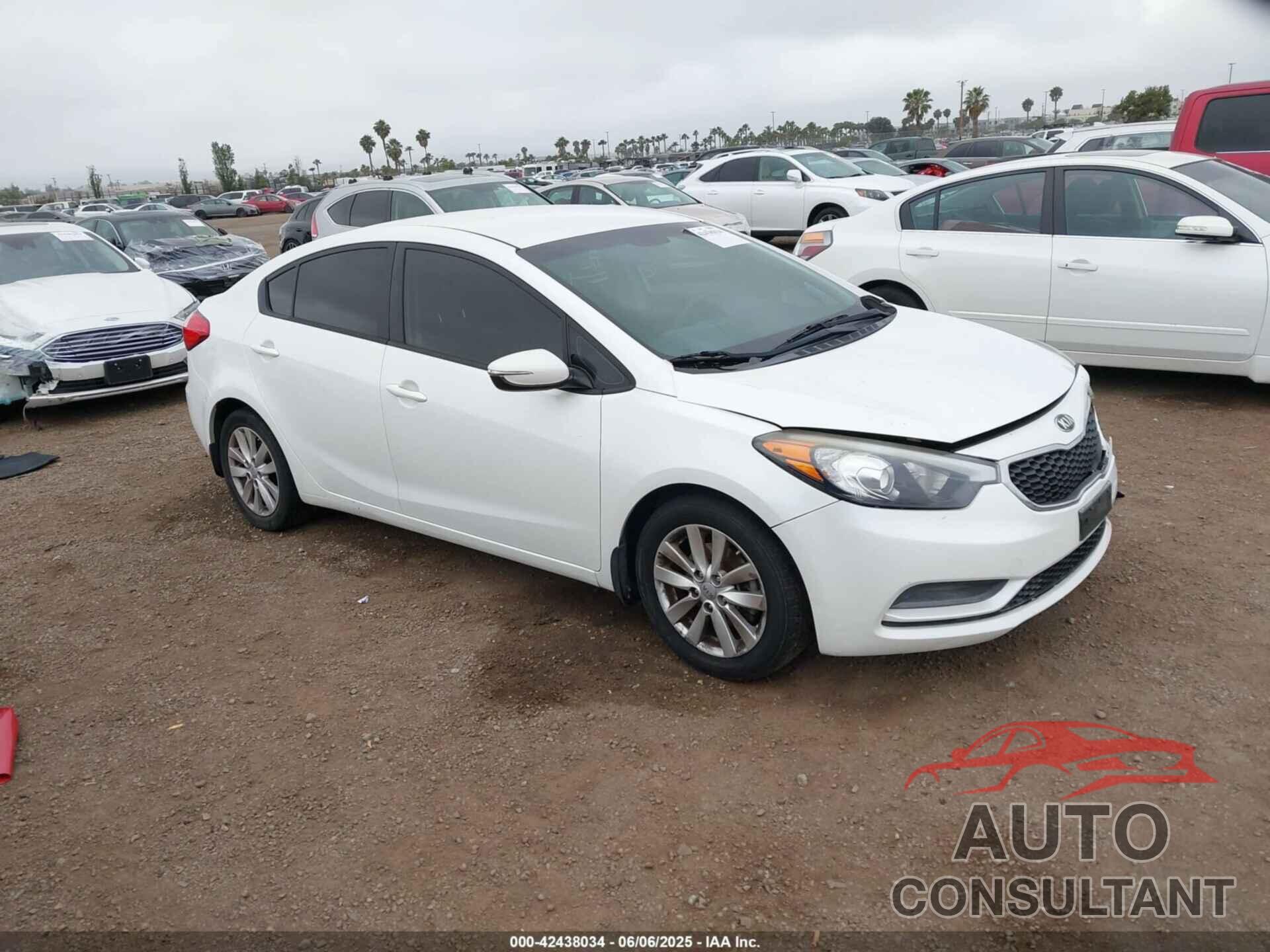 KIA FORTE 2015 - KNAFX4A65F5278143