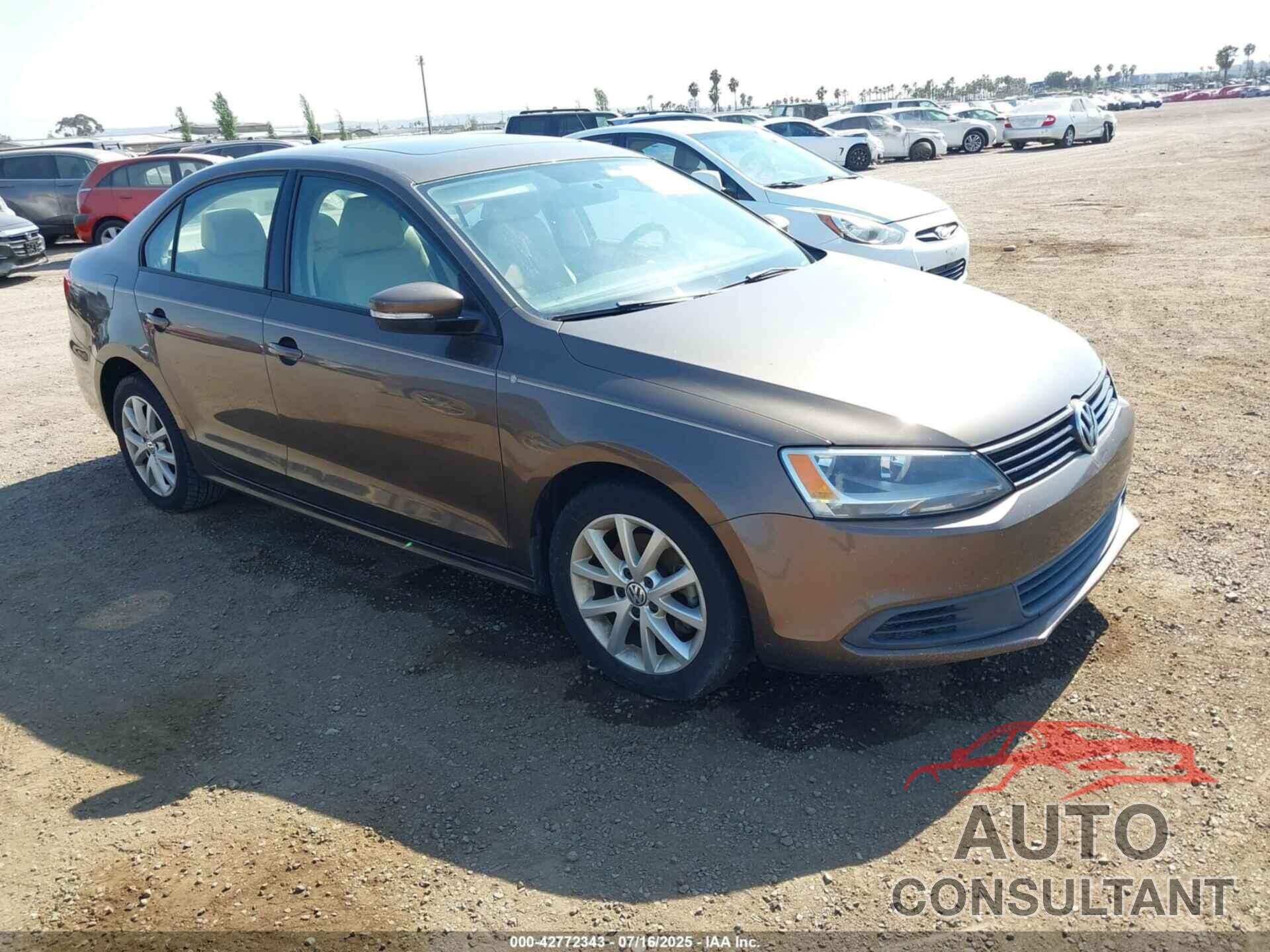 VOLKSWAGEN JETTA 2012 - 3VWDP7AJ1CM414626