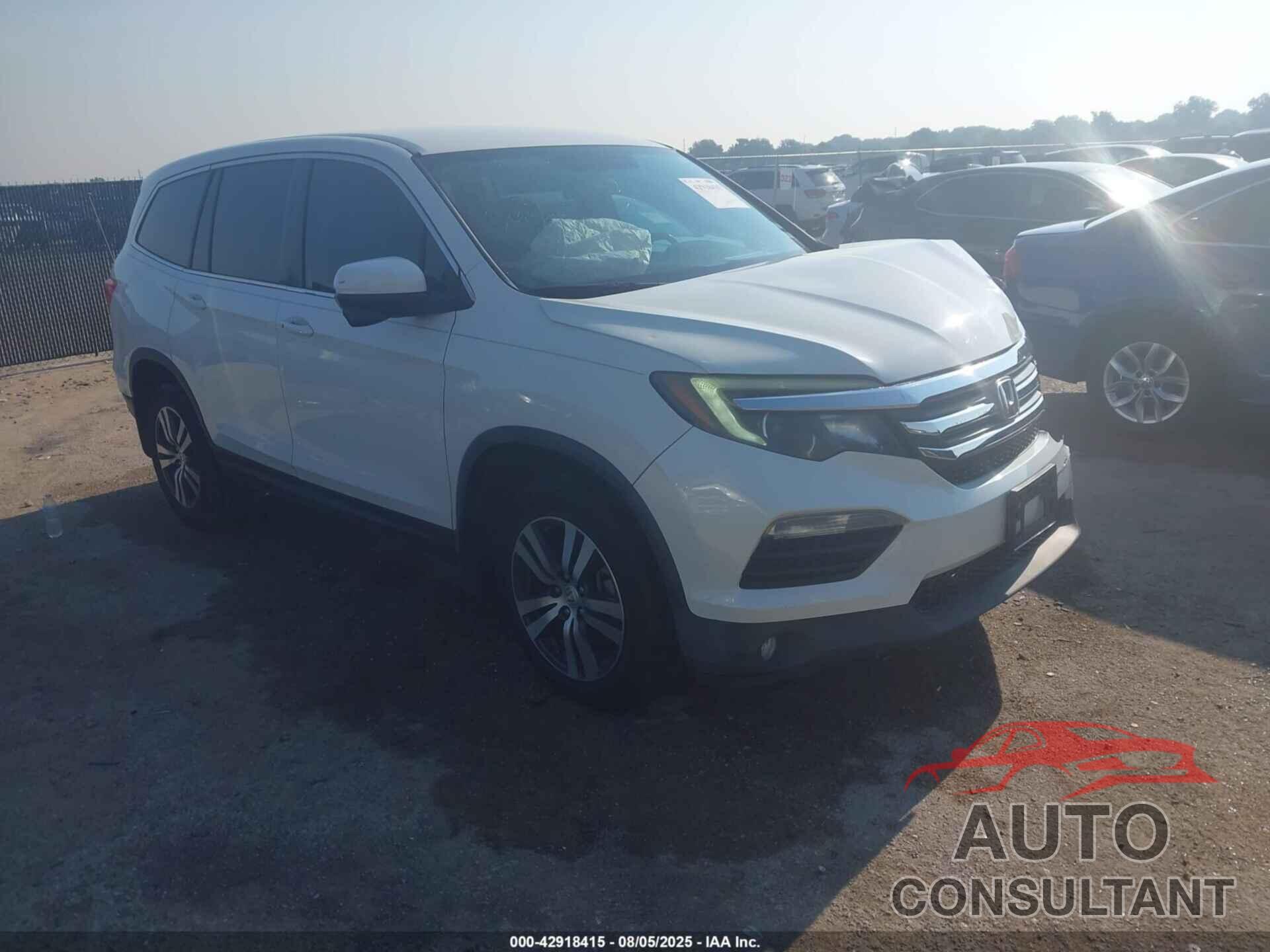 HONDA PILOT 2016 - 5FNYF5H34GB016498