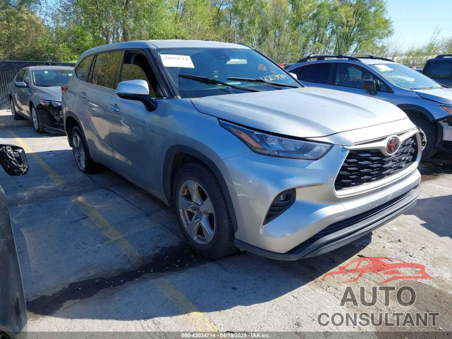 TOYOTA HIGHLANDER 2020 - 5TDZZRAH6LS027761