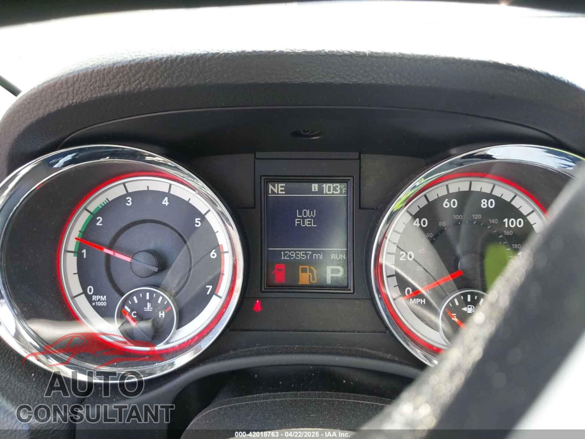 DODGE DURANGO 2012 - 1C4SDJCT1CC295010
