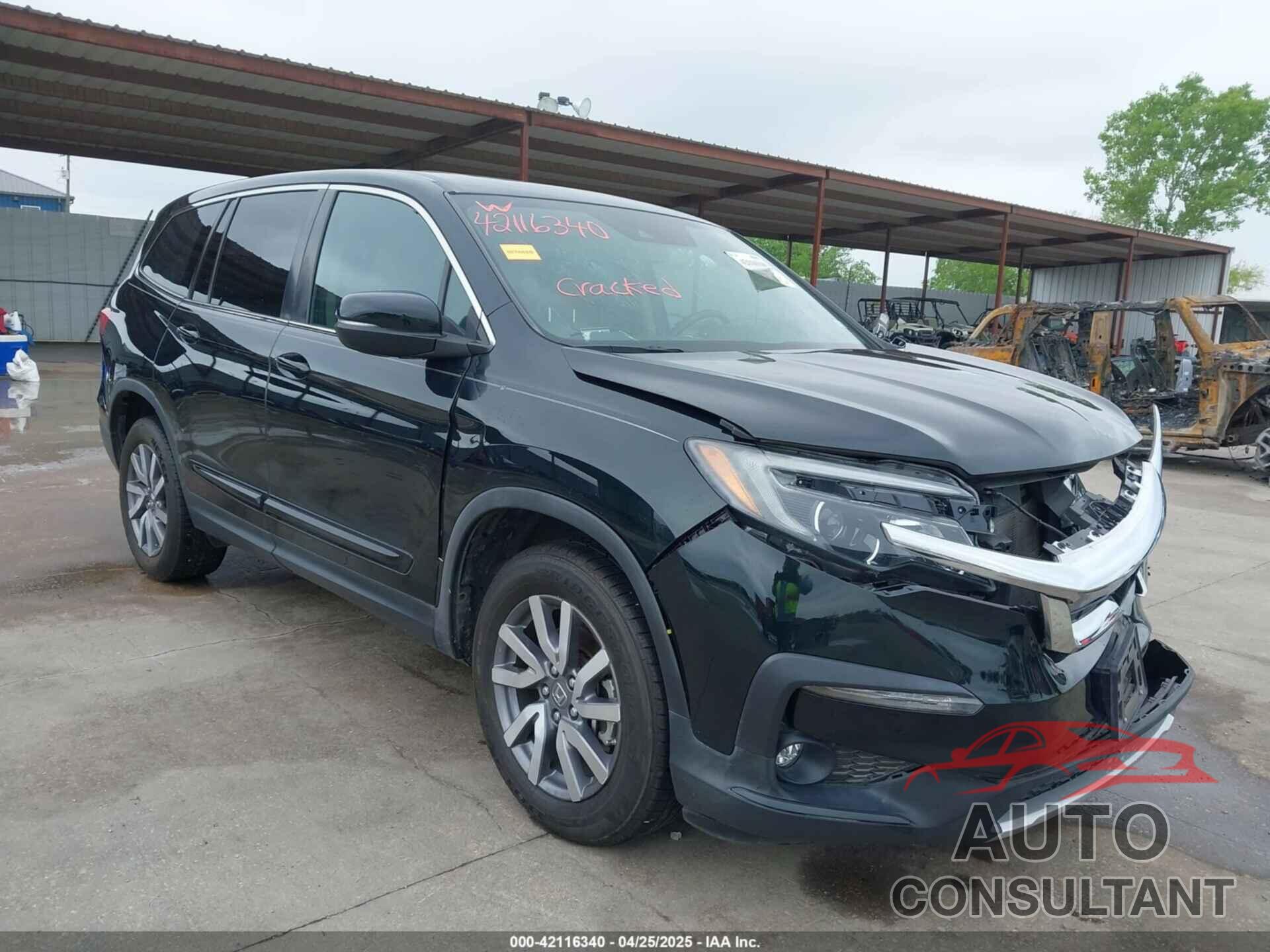 HONDA PILOT 2019 - 5FNYF5H44KB033562