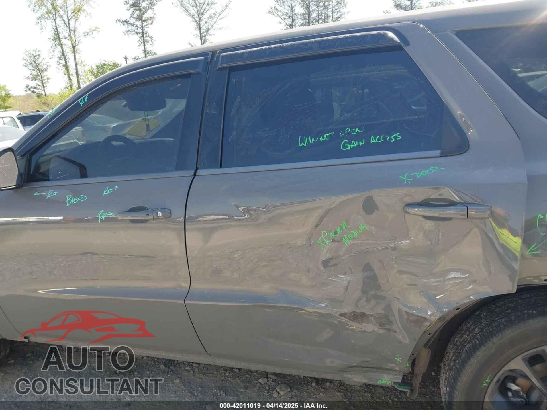 DODGE DURANGO 2022 - 1C4RDJAG6NC129900