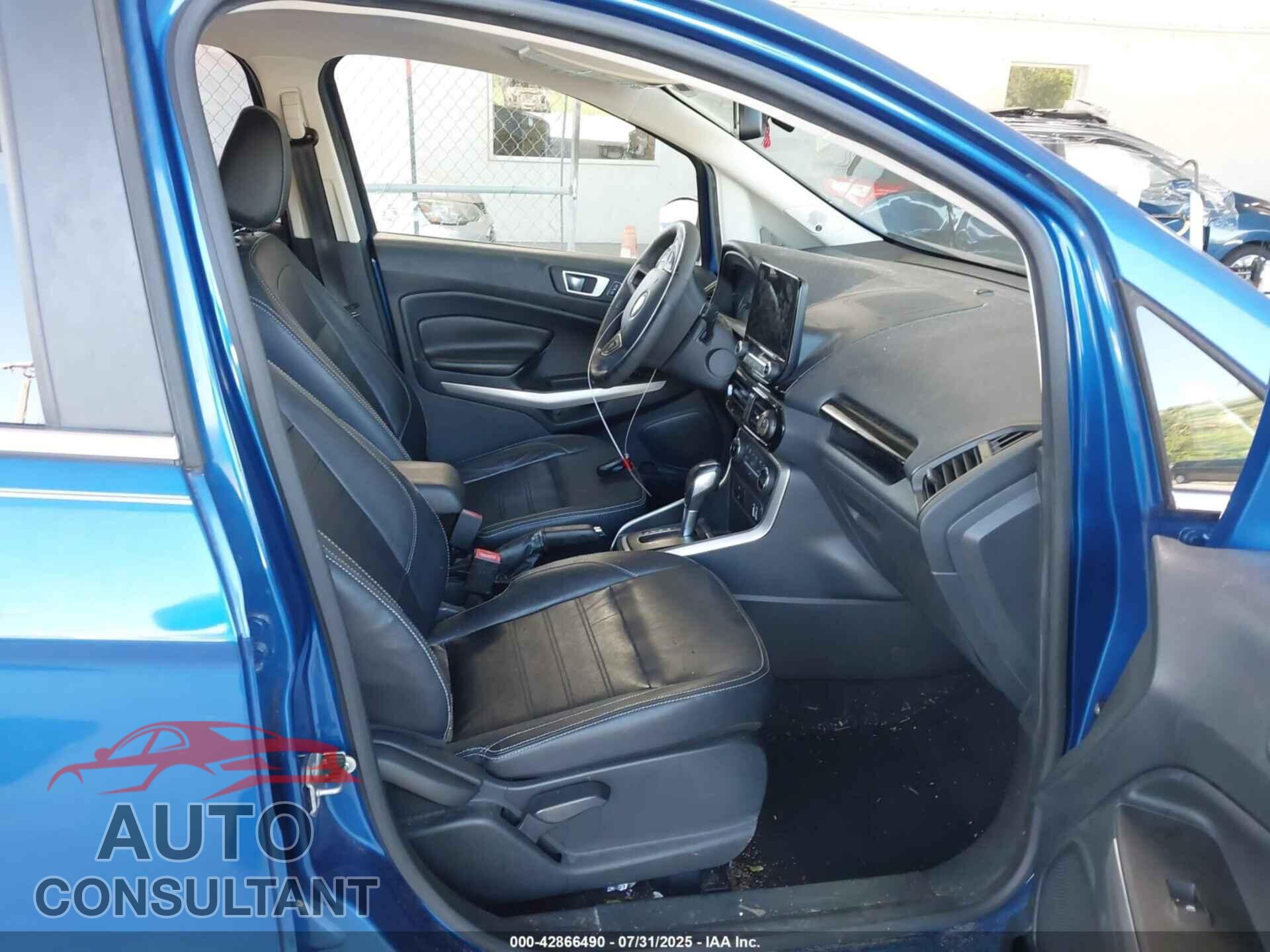 FORD ECOSPORT 2019 - MAJ6S3KL2KC310901