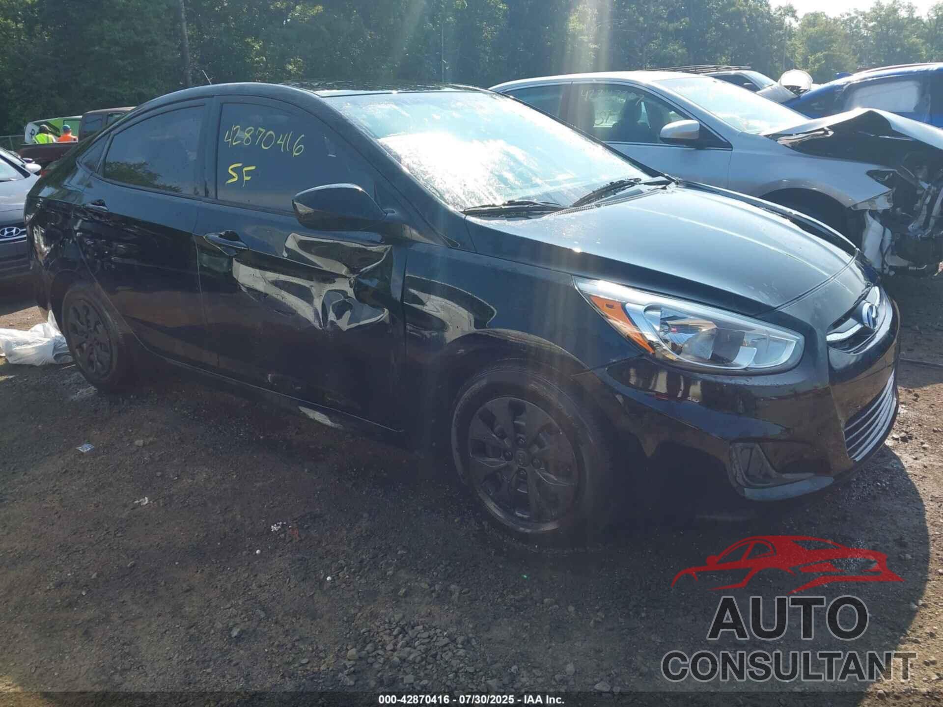 HYUNDAI ACCENT 2017 - KMHCT4AE8HU340485