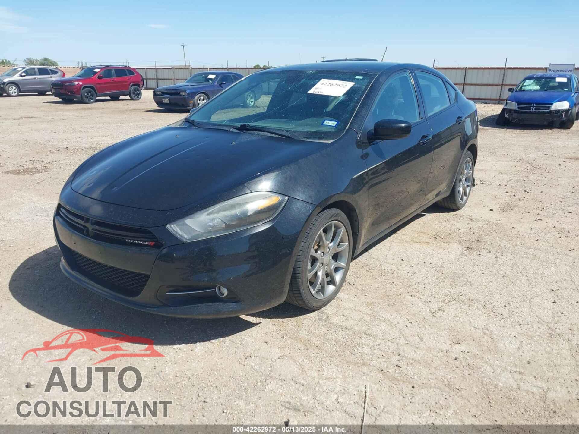 DODGE DART 2015 - 1C3CDFBB6FD266972