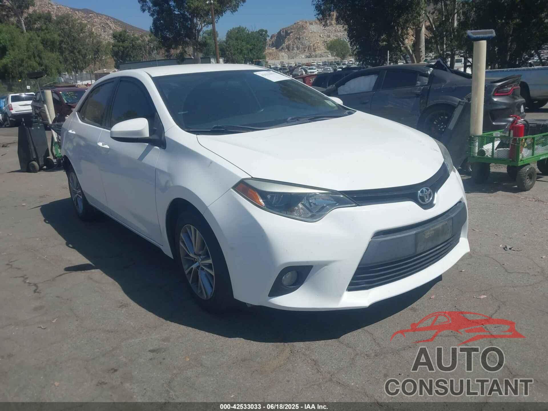 TOYOTA COROLLA 2014 - 5YFBURHE0EP055112